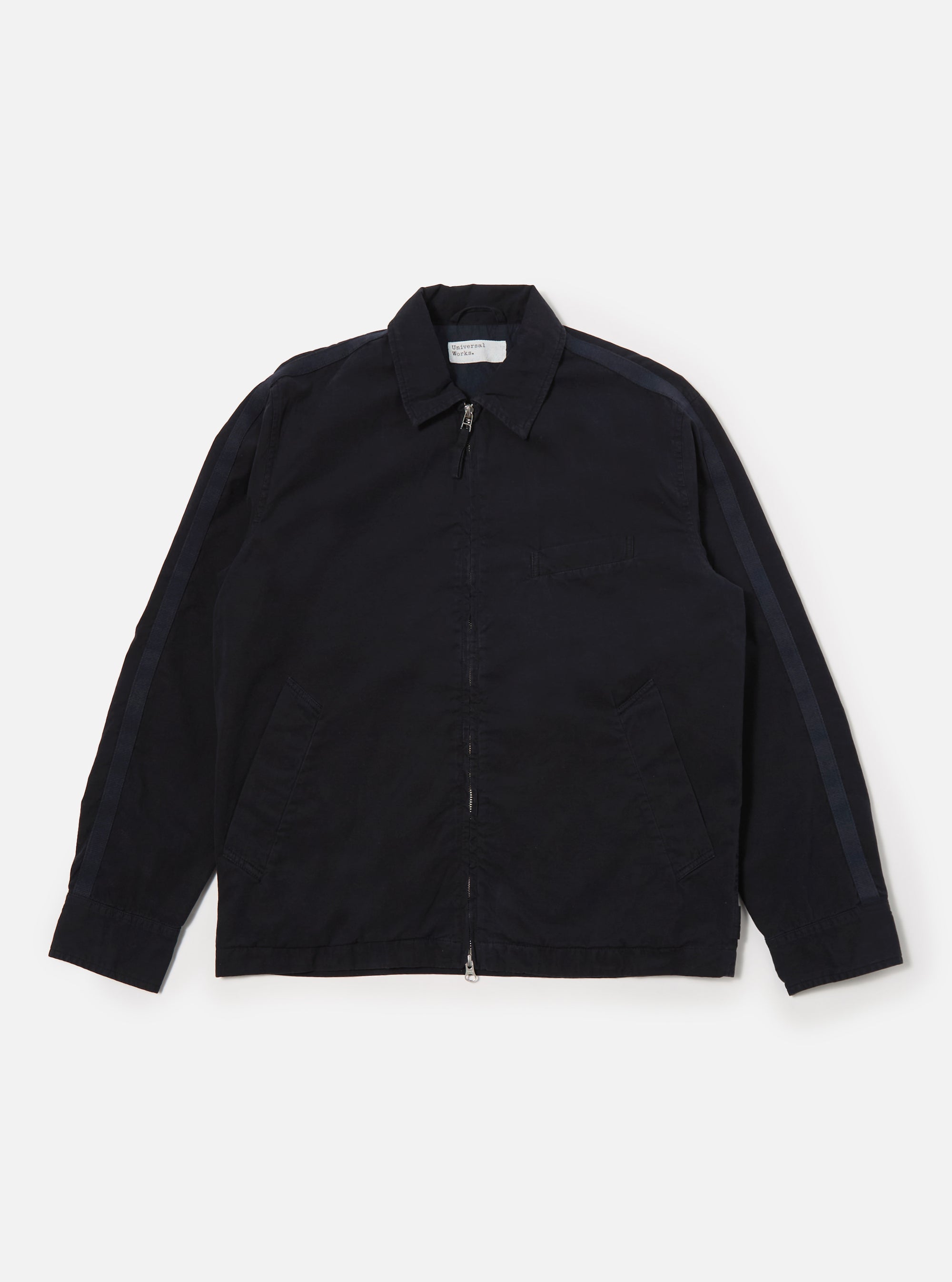 Universal Works Windcheater Jacket in Navy Summer Canvas