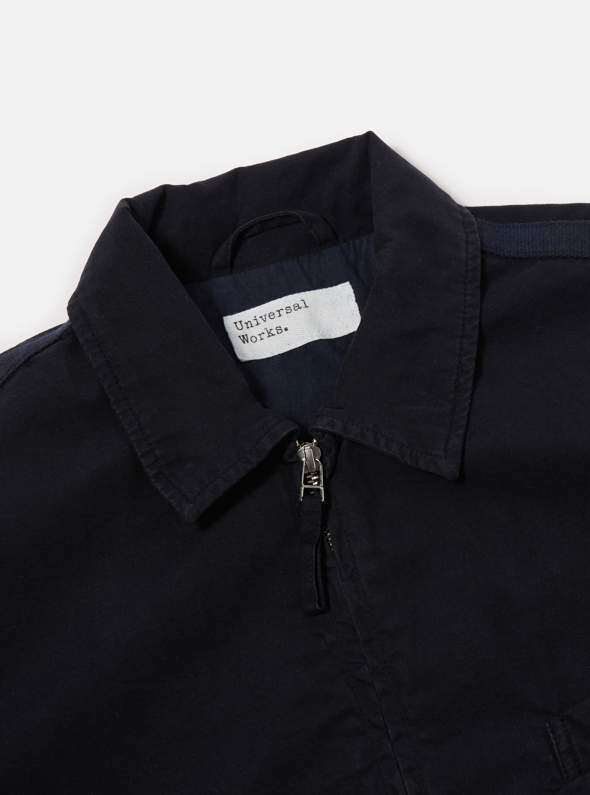 Universal Works Windcheater Jacket in Navy Summer Canvas