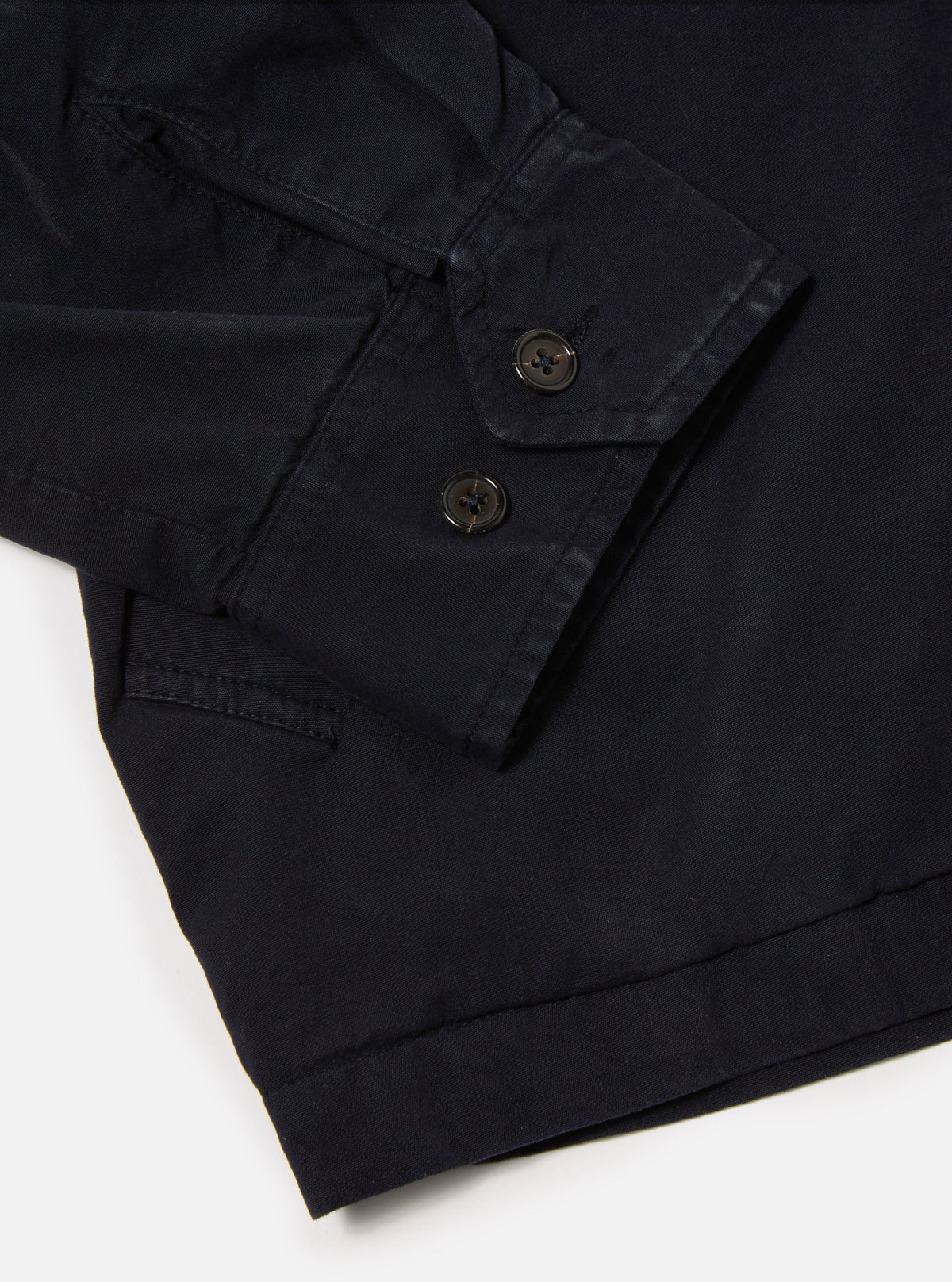 Universal Works Windcheater Jacket in Navy Summer Canvas