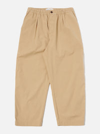 Universal Works Oxford Pant in Dark Sand Summer Canvas