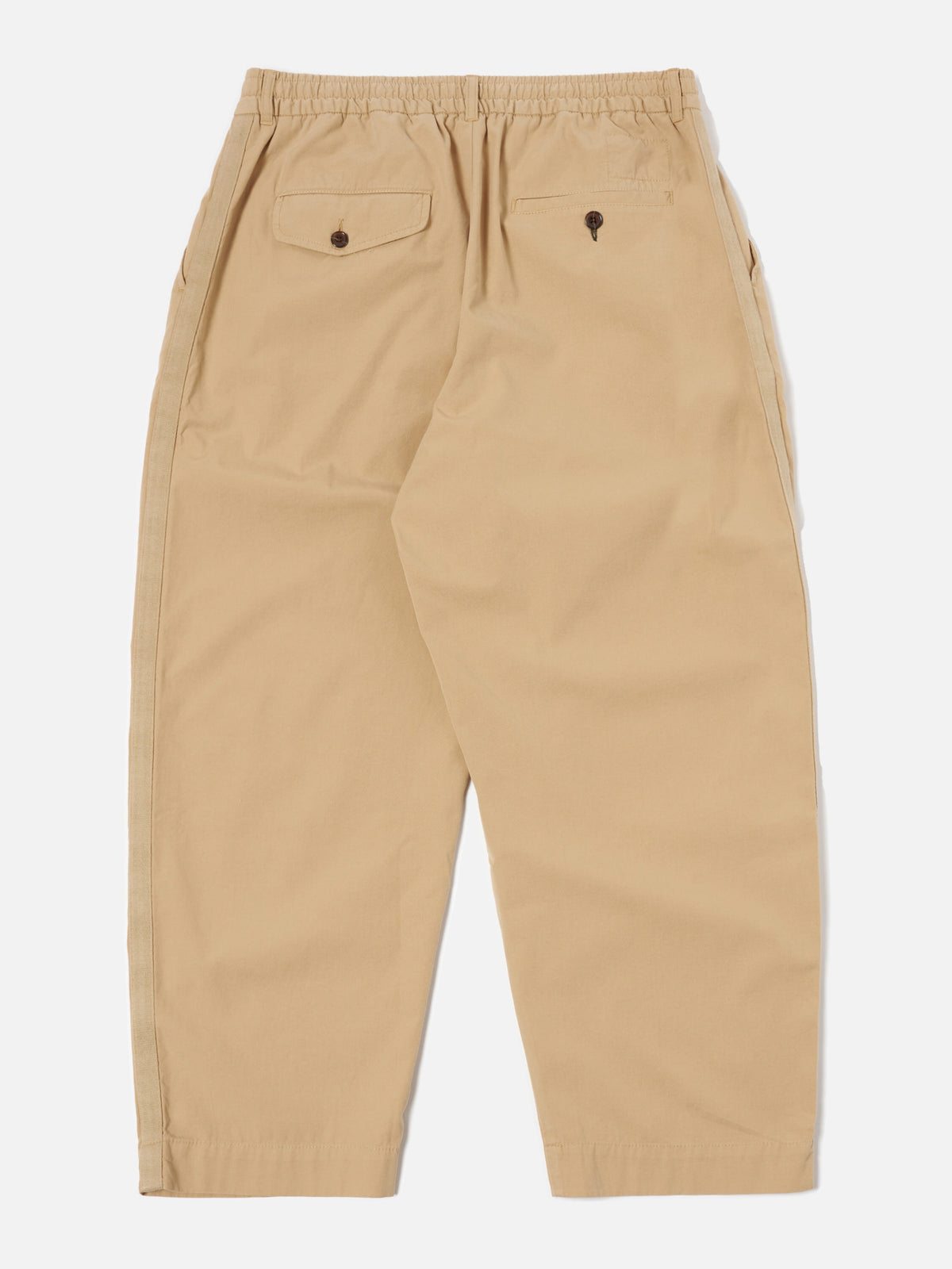 Universal Works Oxford Pant in Dark Sand Summer Canvas