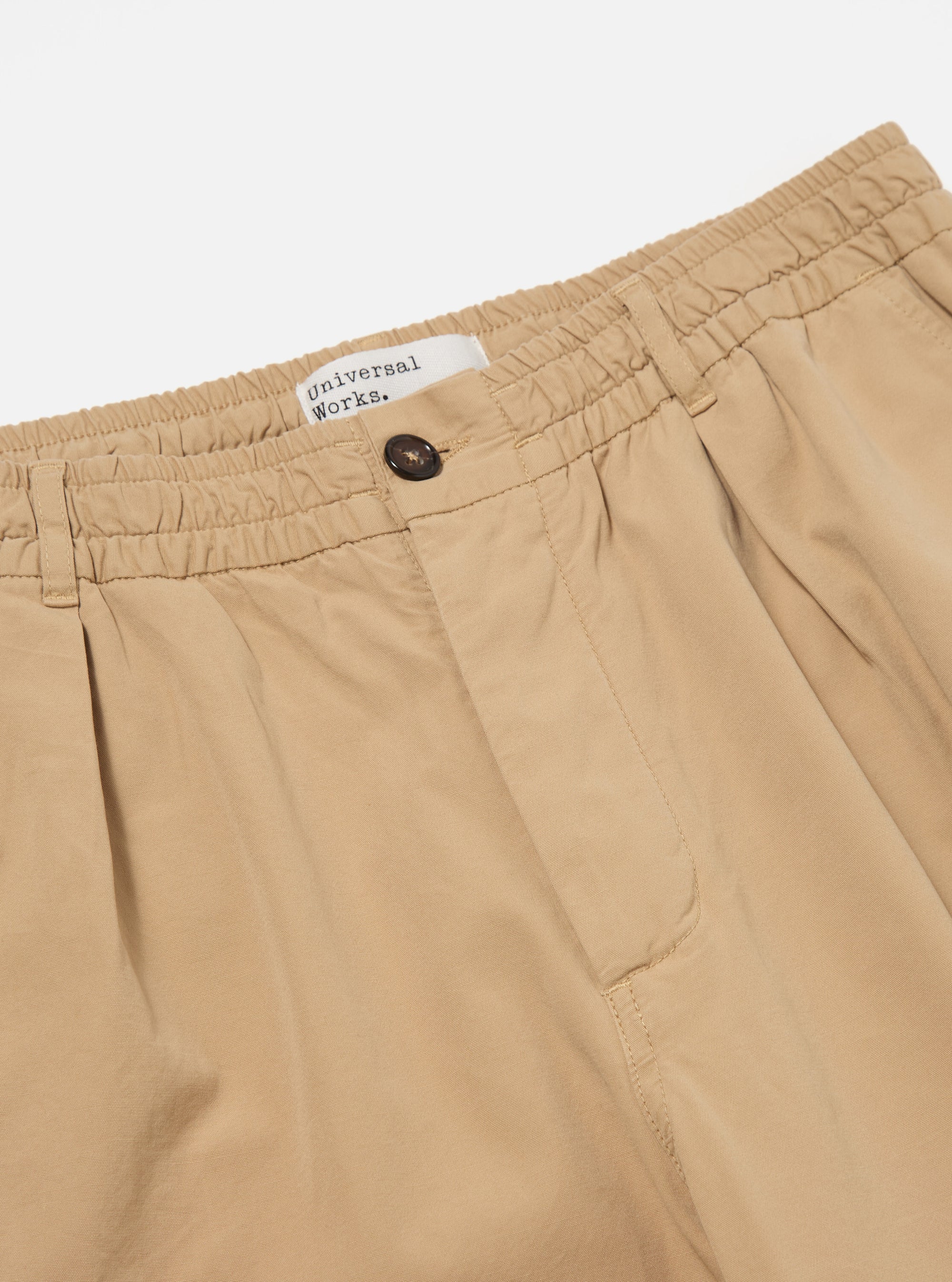 Universal Works Oxford Pant in Dark Sand Summer Canvas