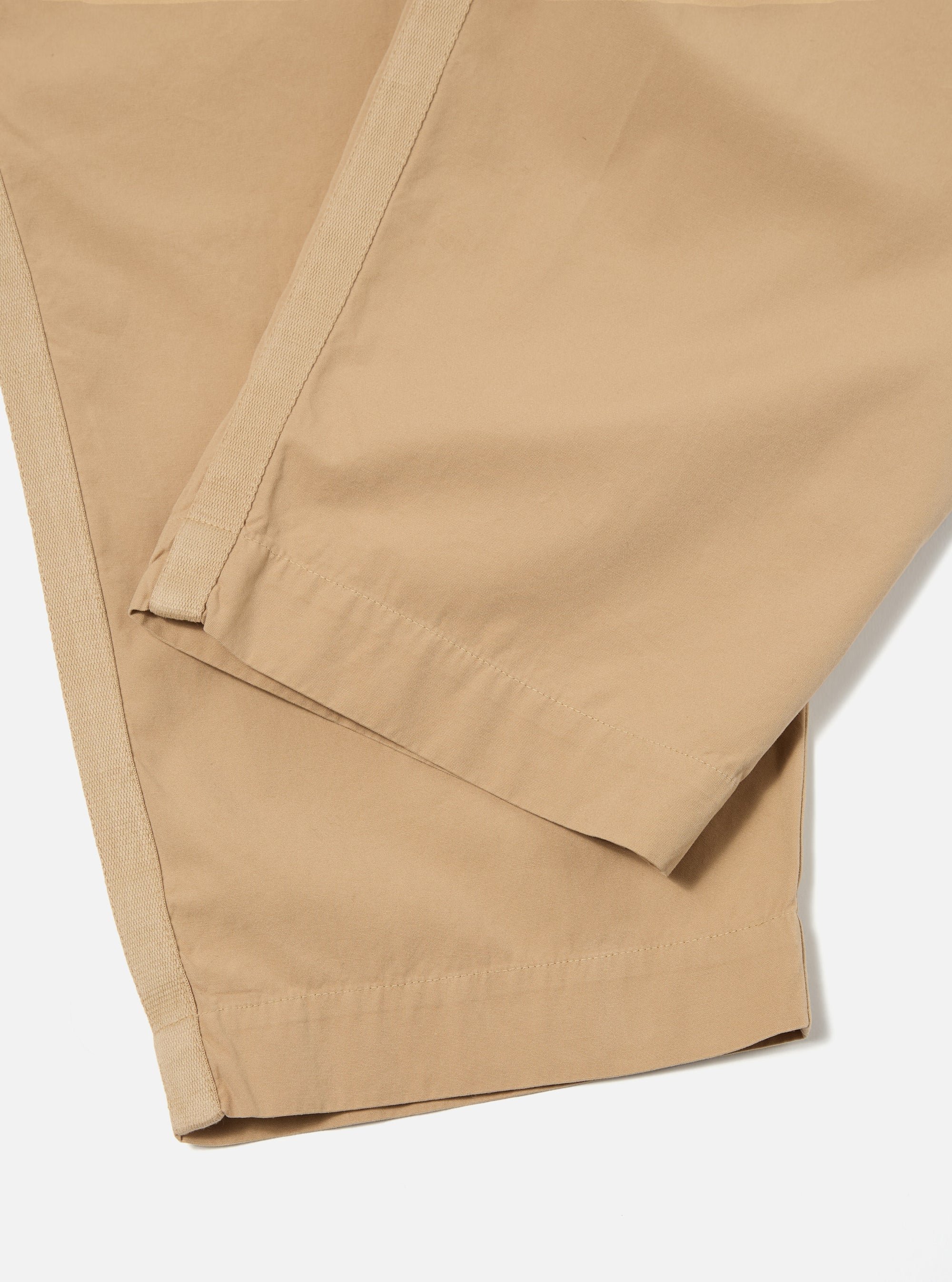 Universal Works Oxford Pant in Dark Sand Summer Canvas