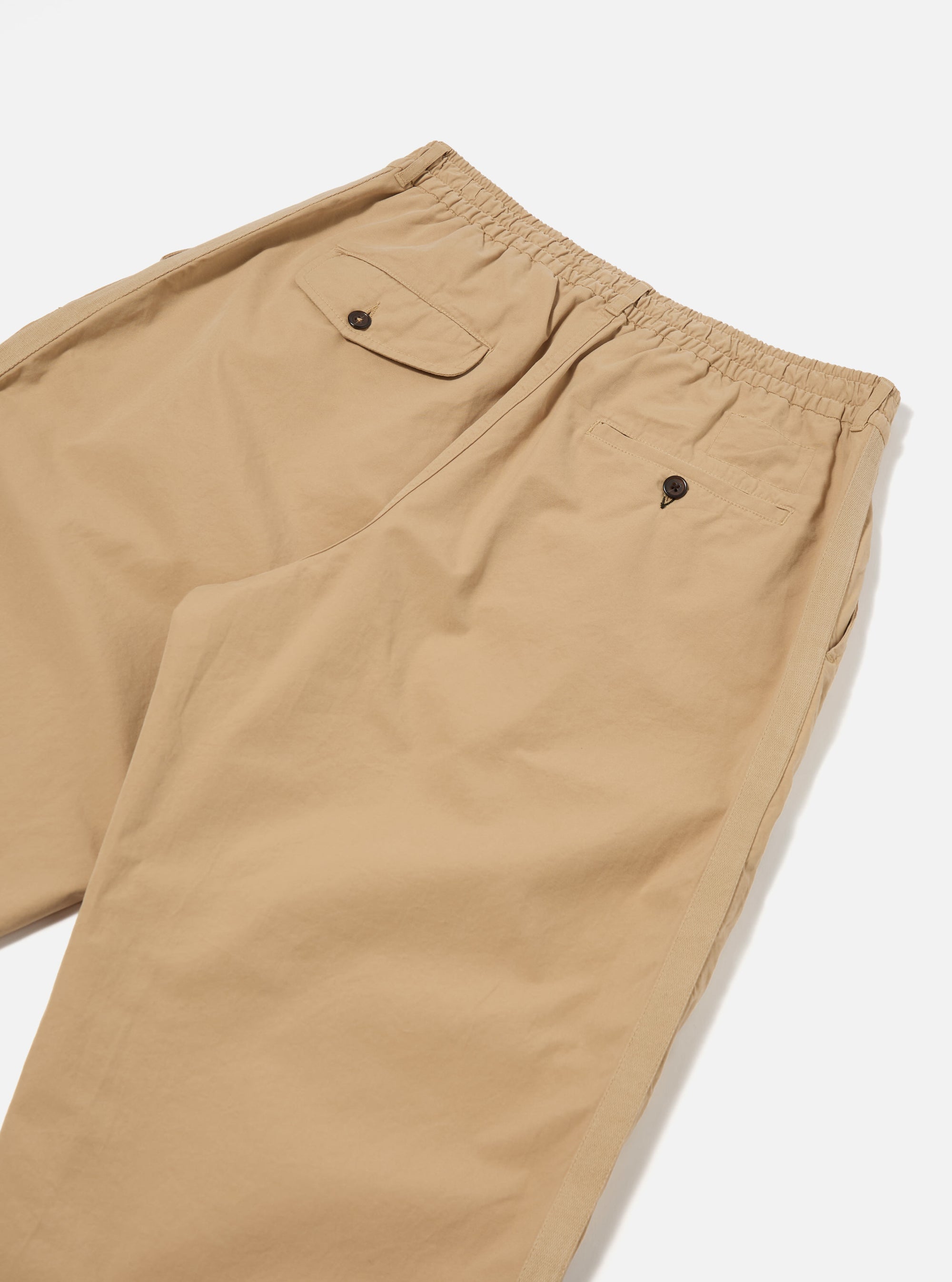 Universal Works Oxford Pant in Dark Sand Summer Canvas