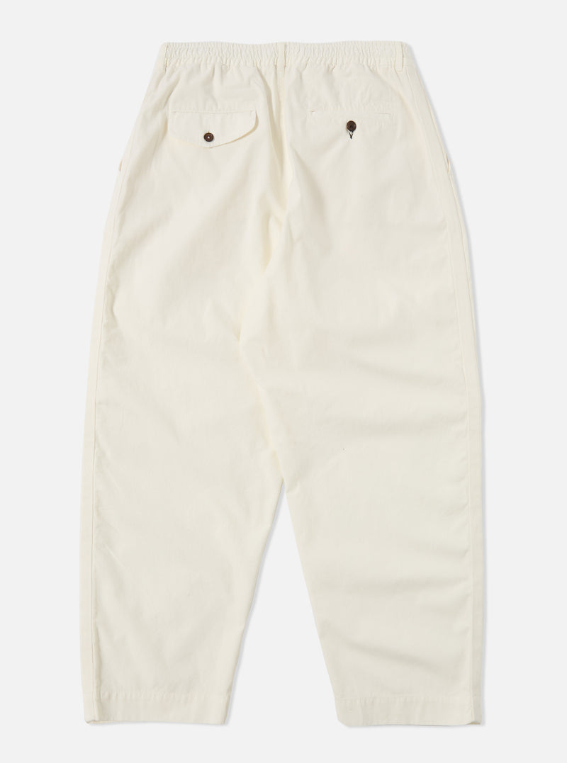 Universal Works Oxford Pant in Ecru Summer Canvas