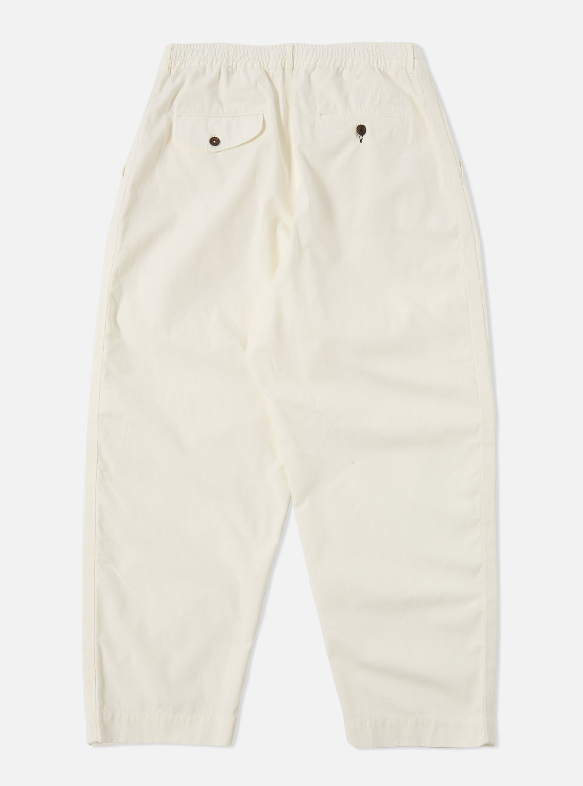 Universal Works Oxford Pant in Ecru Summer Canvas