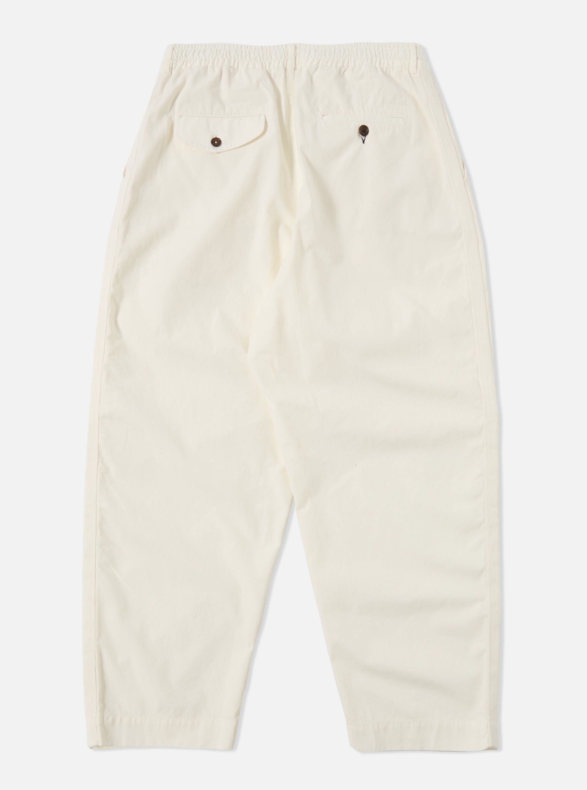 Universal Works Oxford Pant in Ecru Summer Canvas