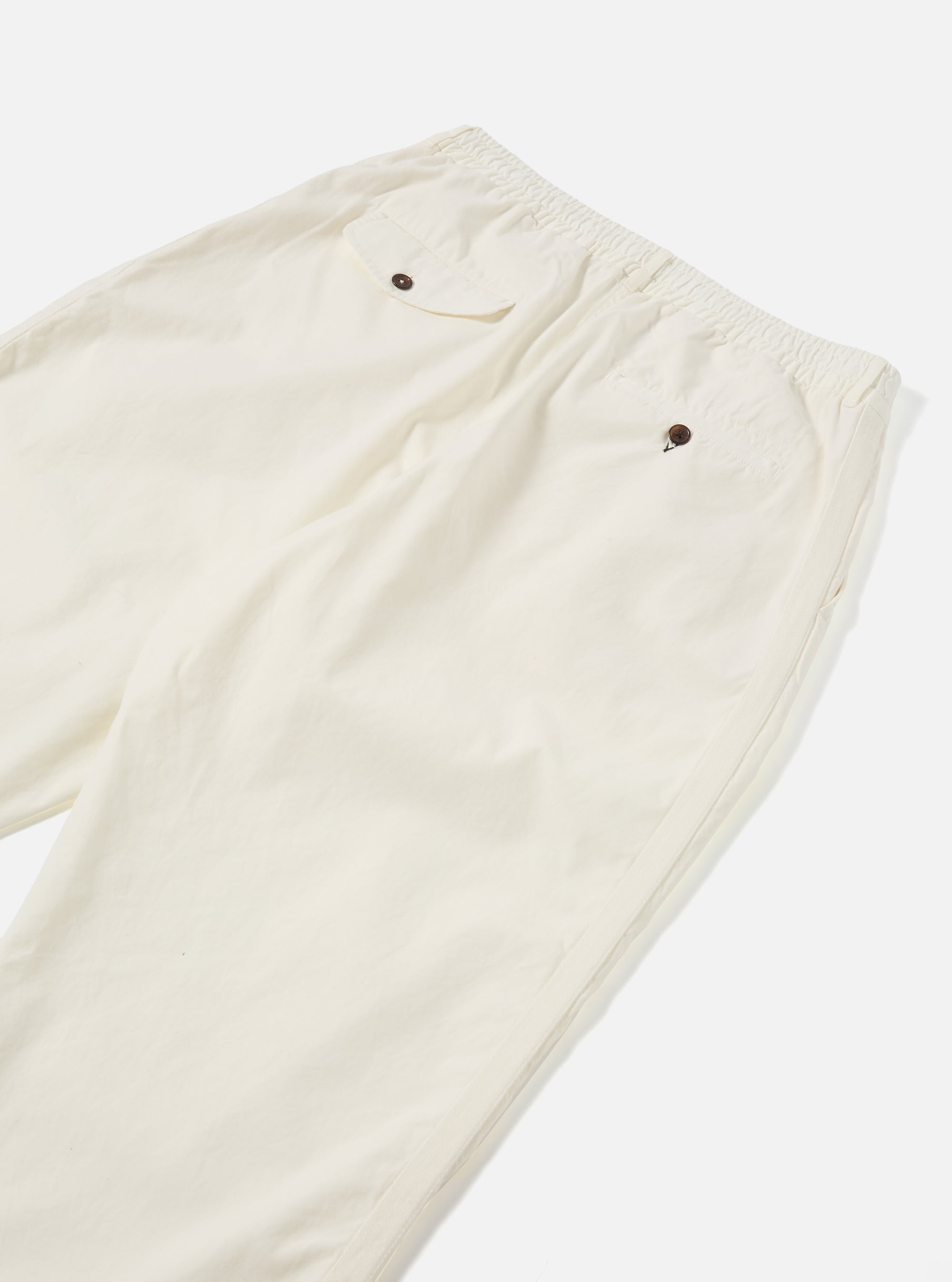 Universal Works Oxford Pant in Ecru Summer Canvas