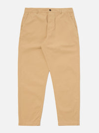 Universal Works Military Chino in Dark Sand Summer Canvas