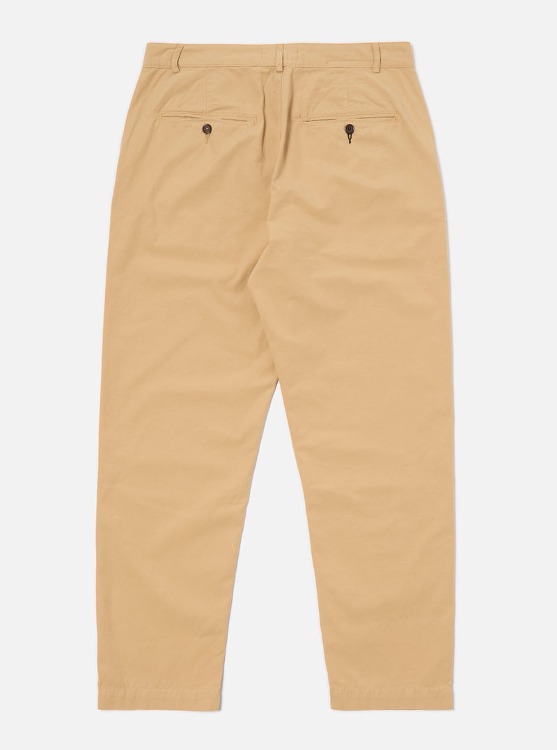 Universal Works Military Chino in Dark Sand Summer Canvas