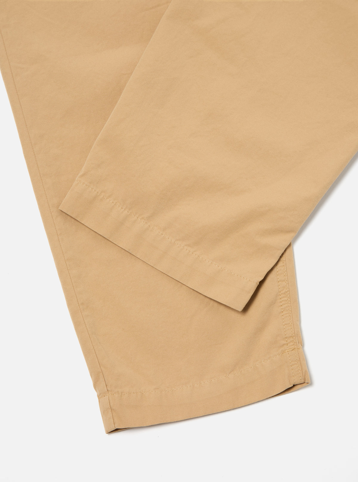 Universal Works Military Chino in Dark Sand Summer Canvas