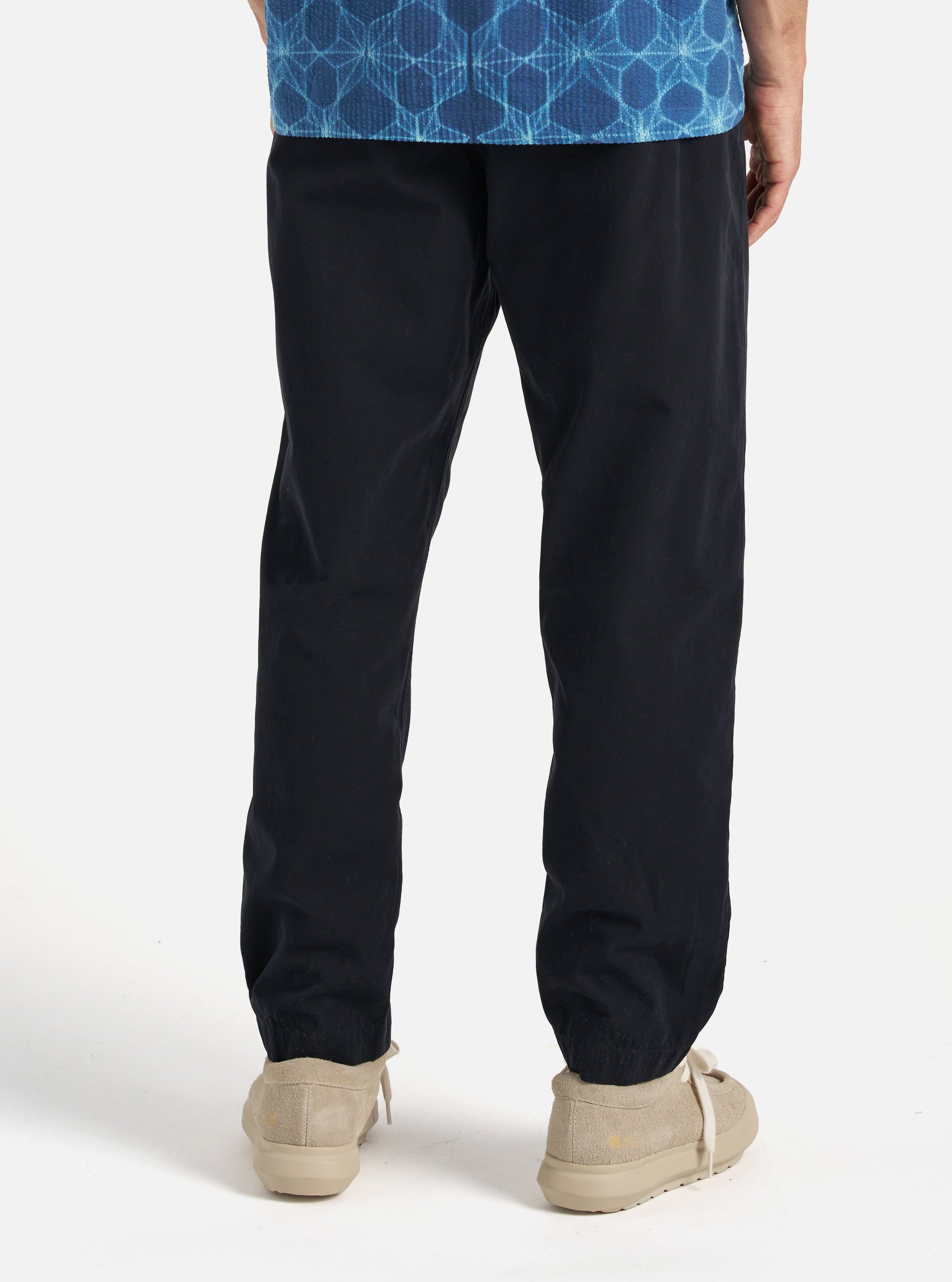 Universal Works Military Chino in Navy Summer Canvas