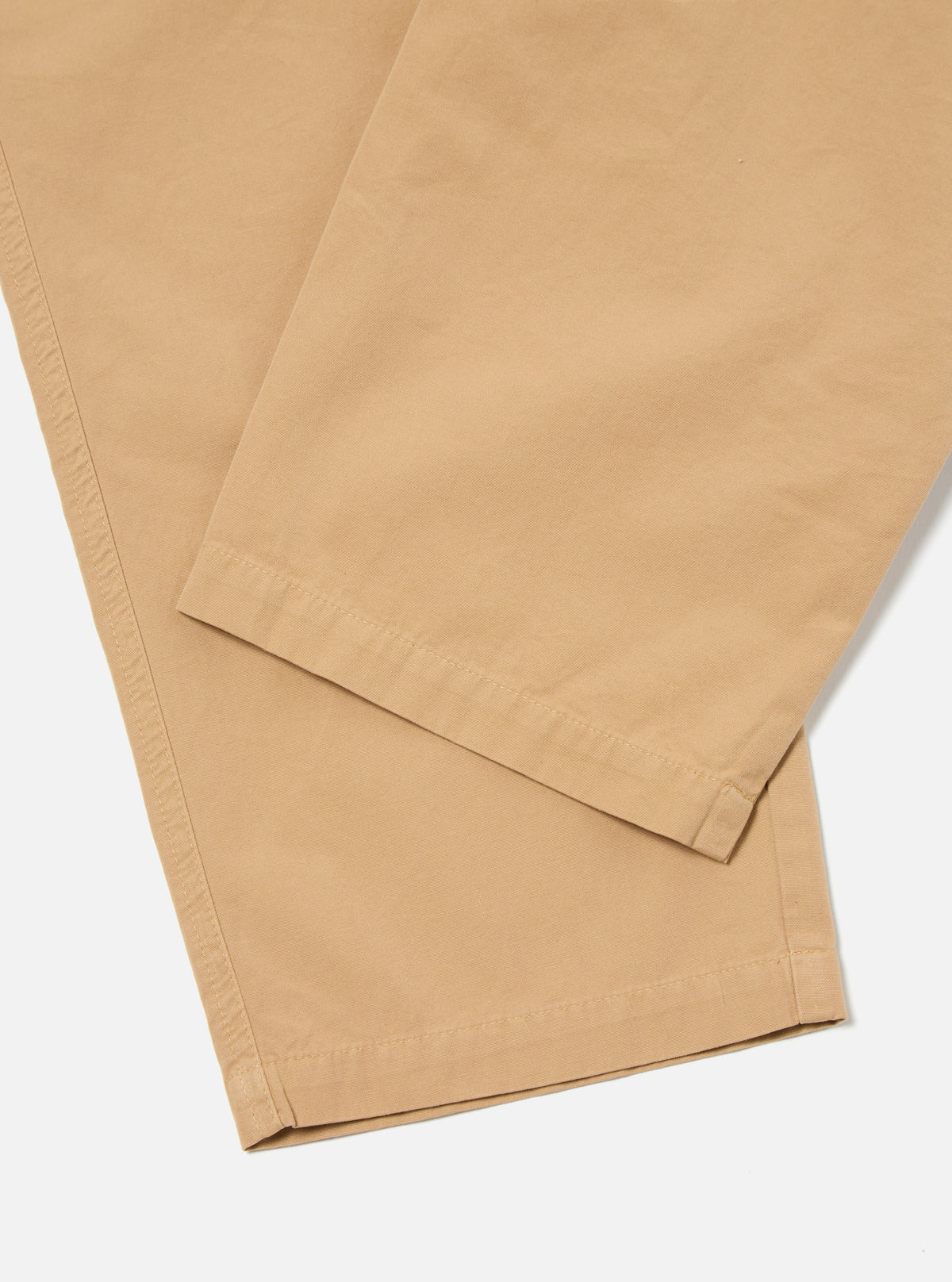 Universal Works Hi Water Trouser in Dark Sand Summer Canvas