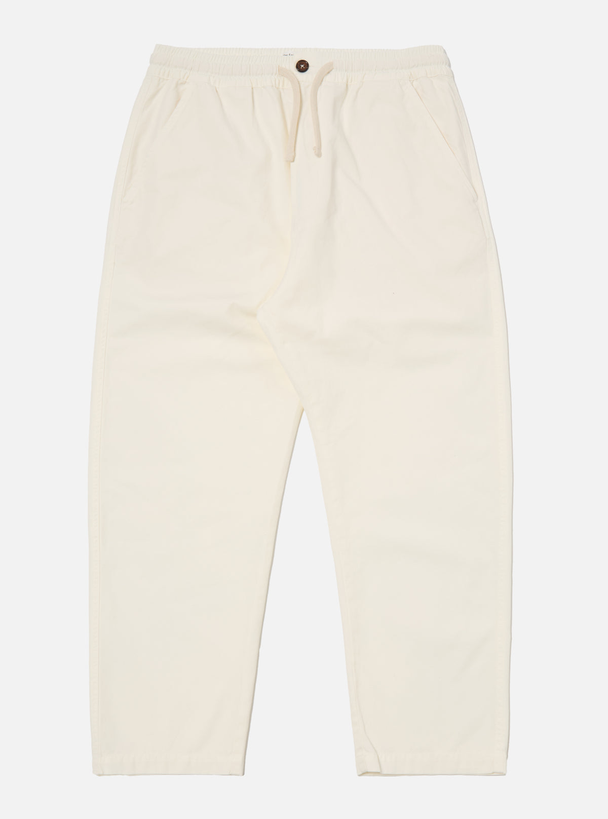 Universal Works Hi Water Trouser in Ecru Summer Canvas