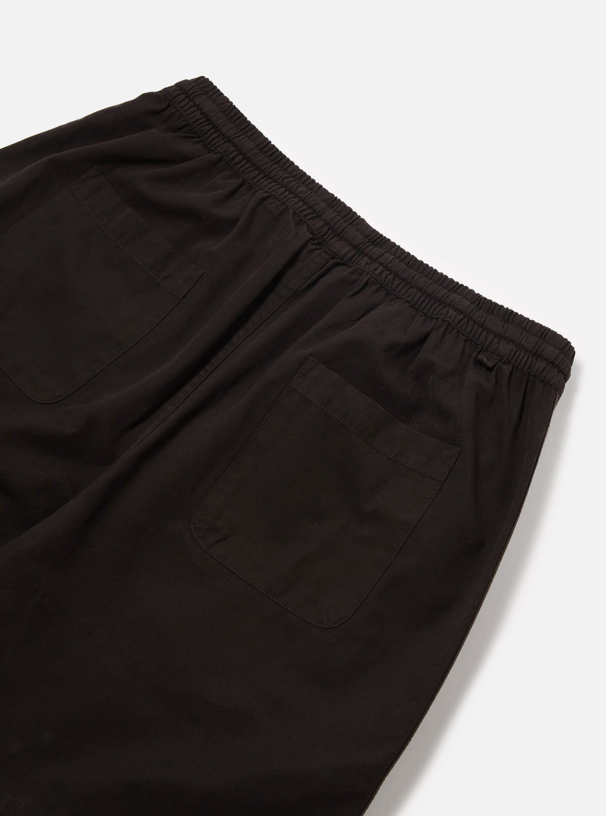 Universal Works Beach Short in Licorice Summer Canvas