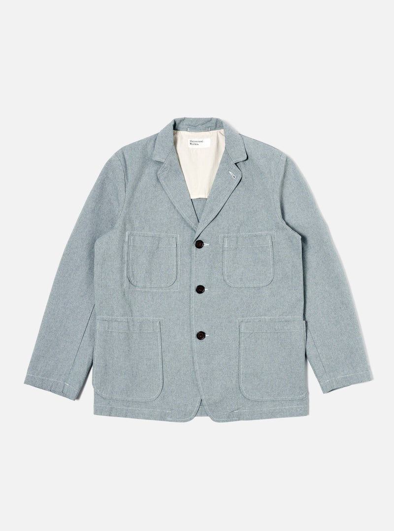 Indigo Reworked Jean Cloth Five Pocket Jacket