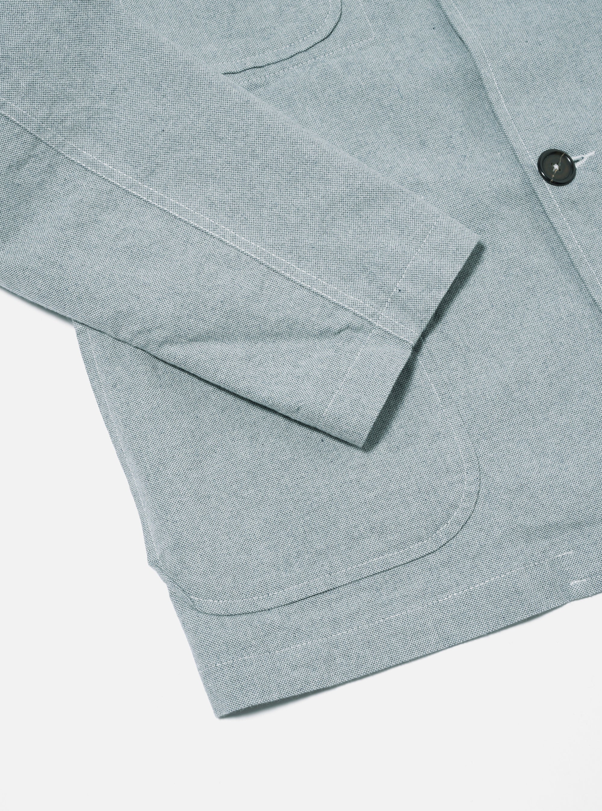 Universal Works Five Pocket Jacket in Indigo Reworked Jean Cloth