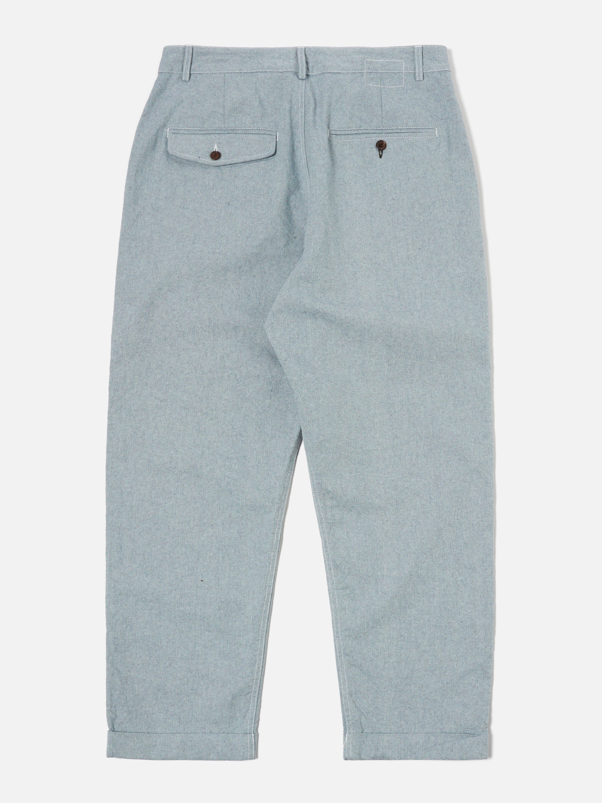 Universal Works Super Chino in Indigo Reworked Jean Cloth