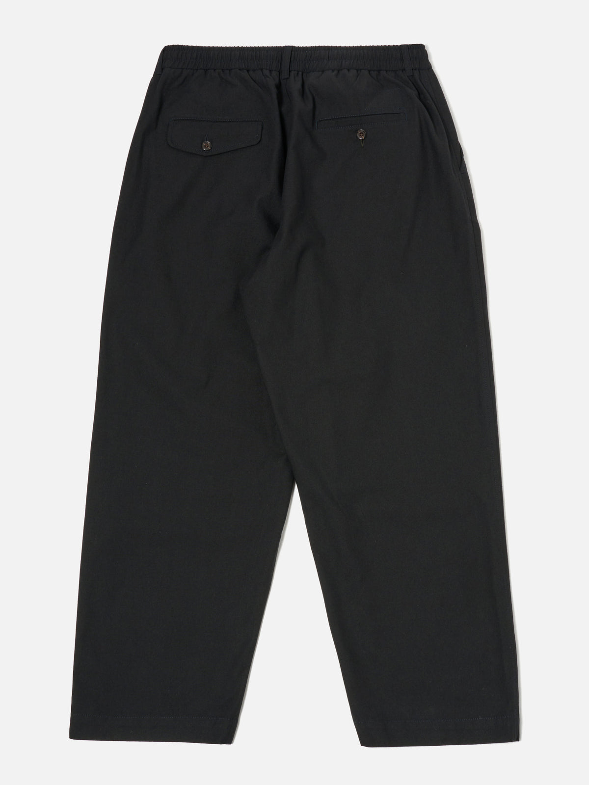 Universal Works Oxford Pant in Black Valencia Cotton