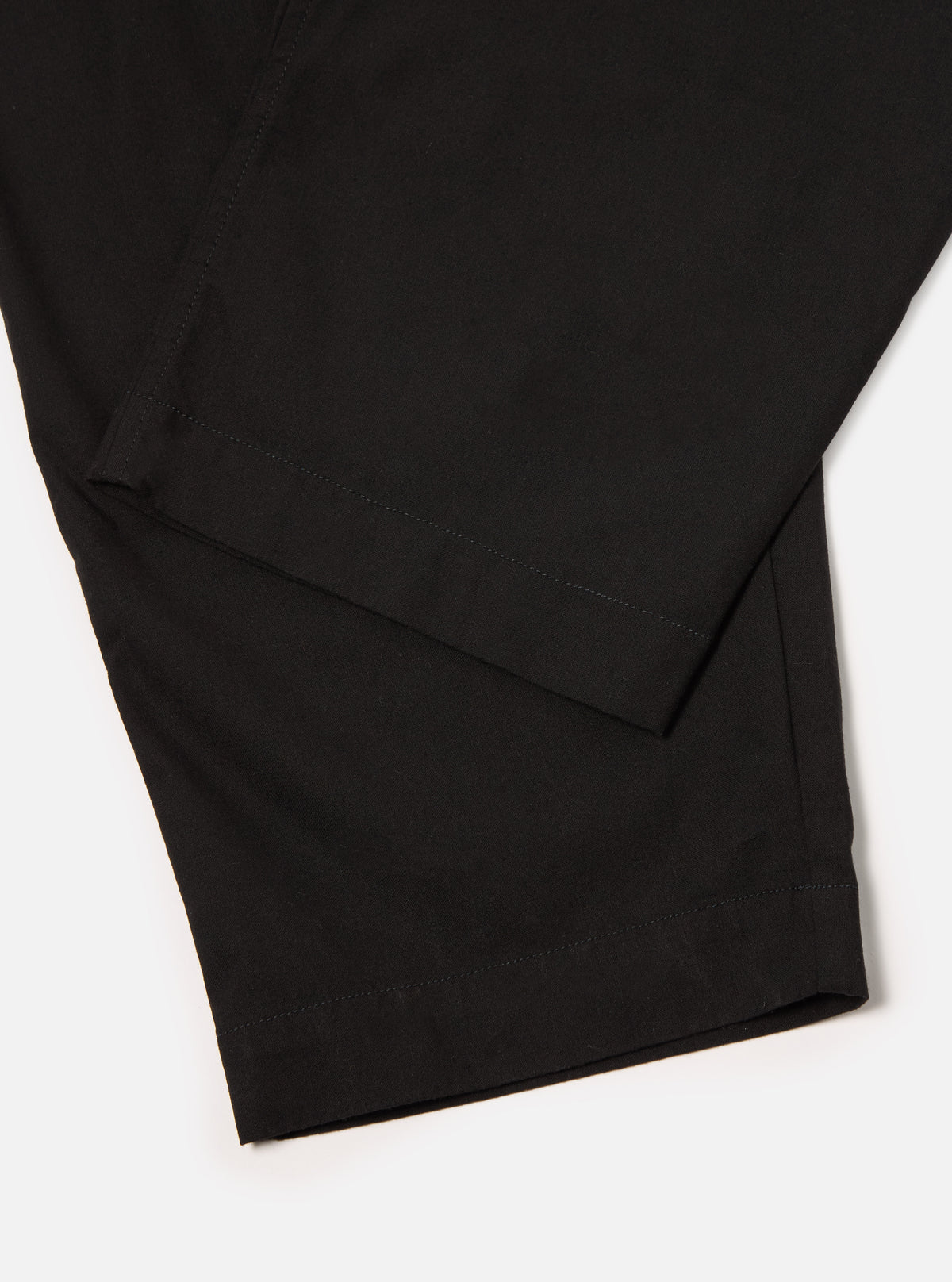 Universal Works Oxford Pant in Black Valencia Cotton