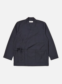 Universal Works Kyoto Work Jacket in Navy Tropical Suiting