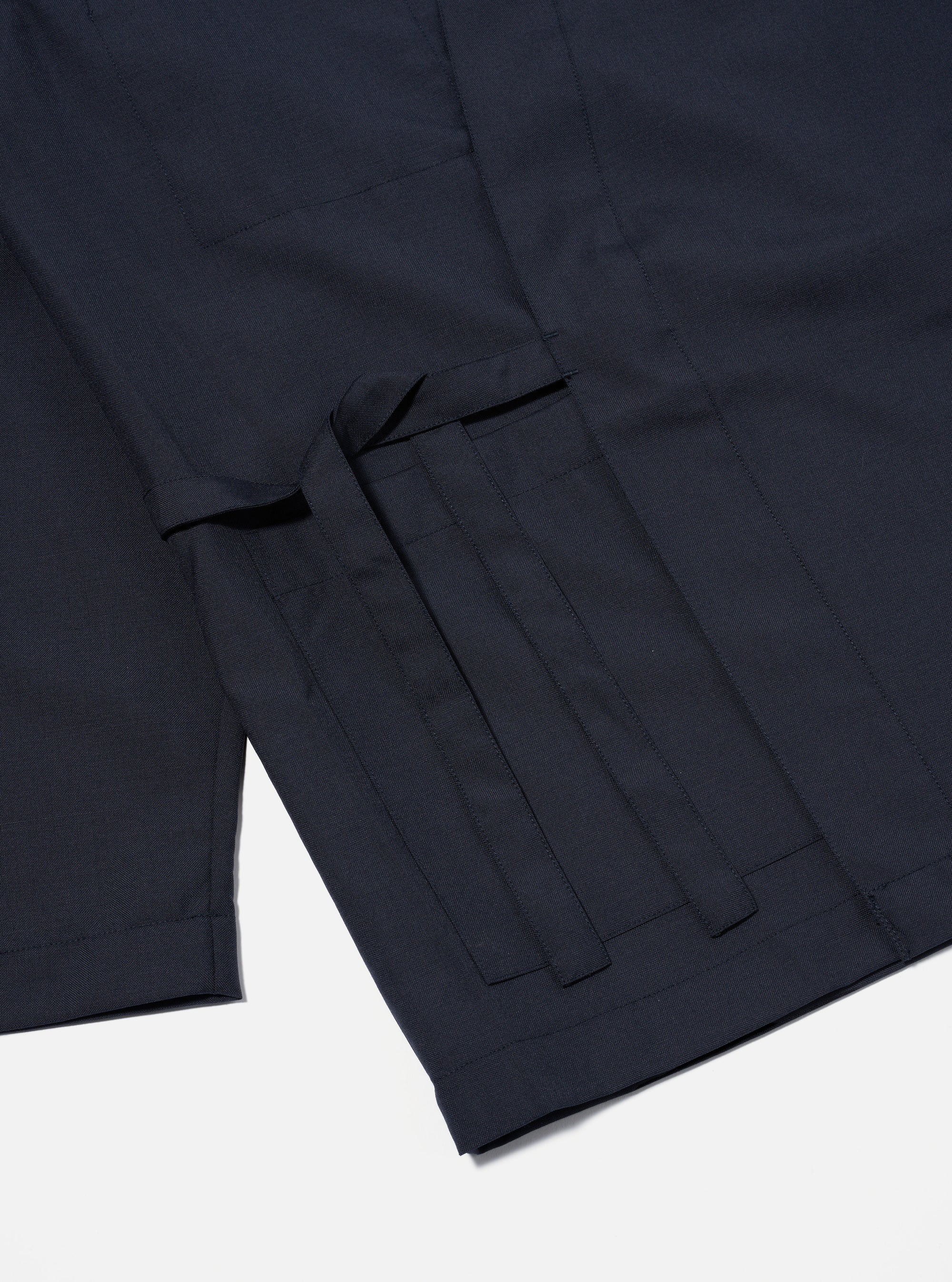 Universal Works Kyoto Work Jacket in Navy Tropical Suiting