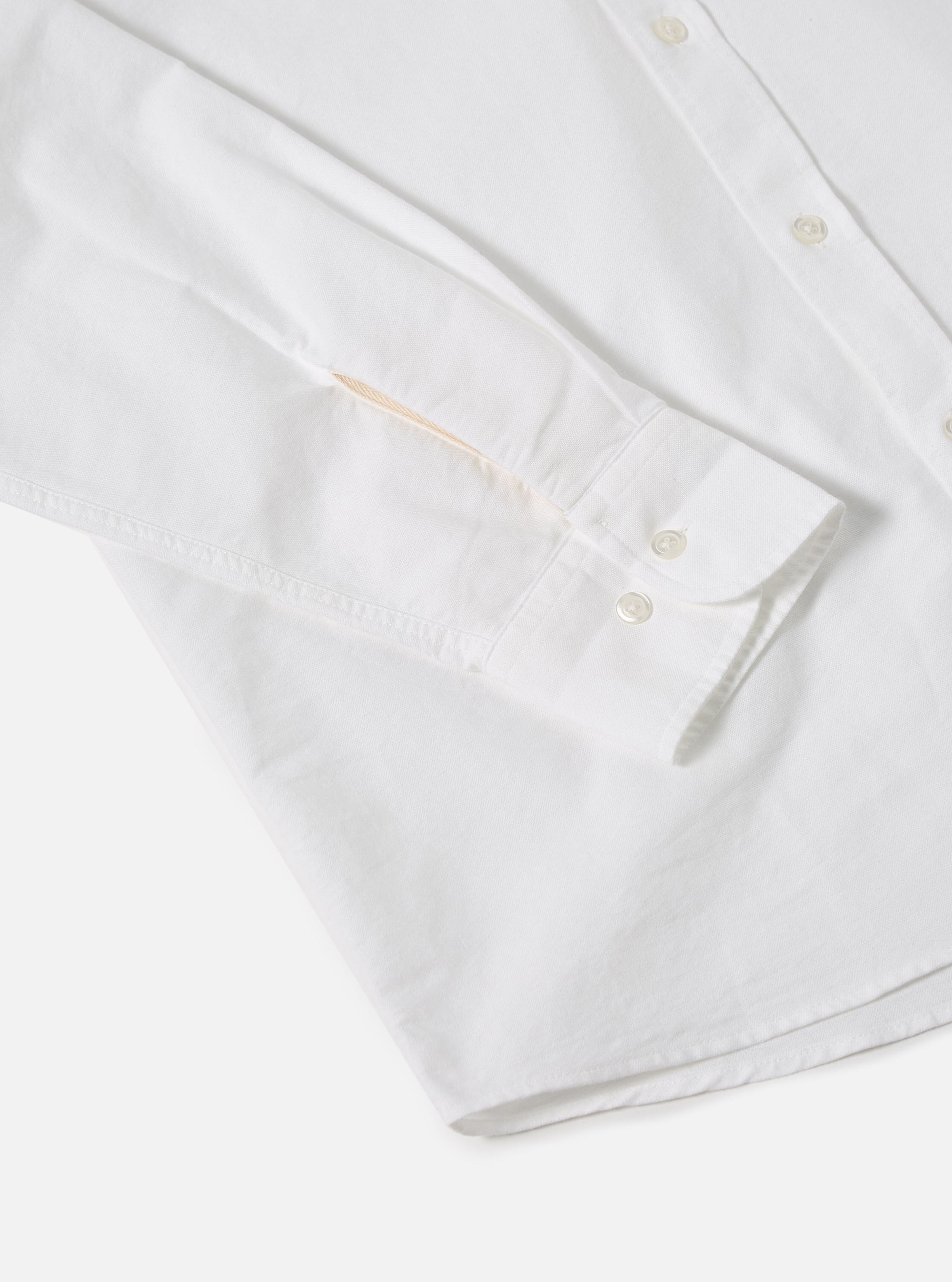 Universal Works Daybrook Shirt in White Oxford
