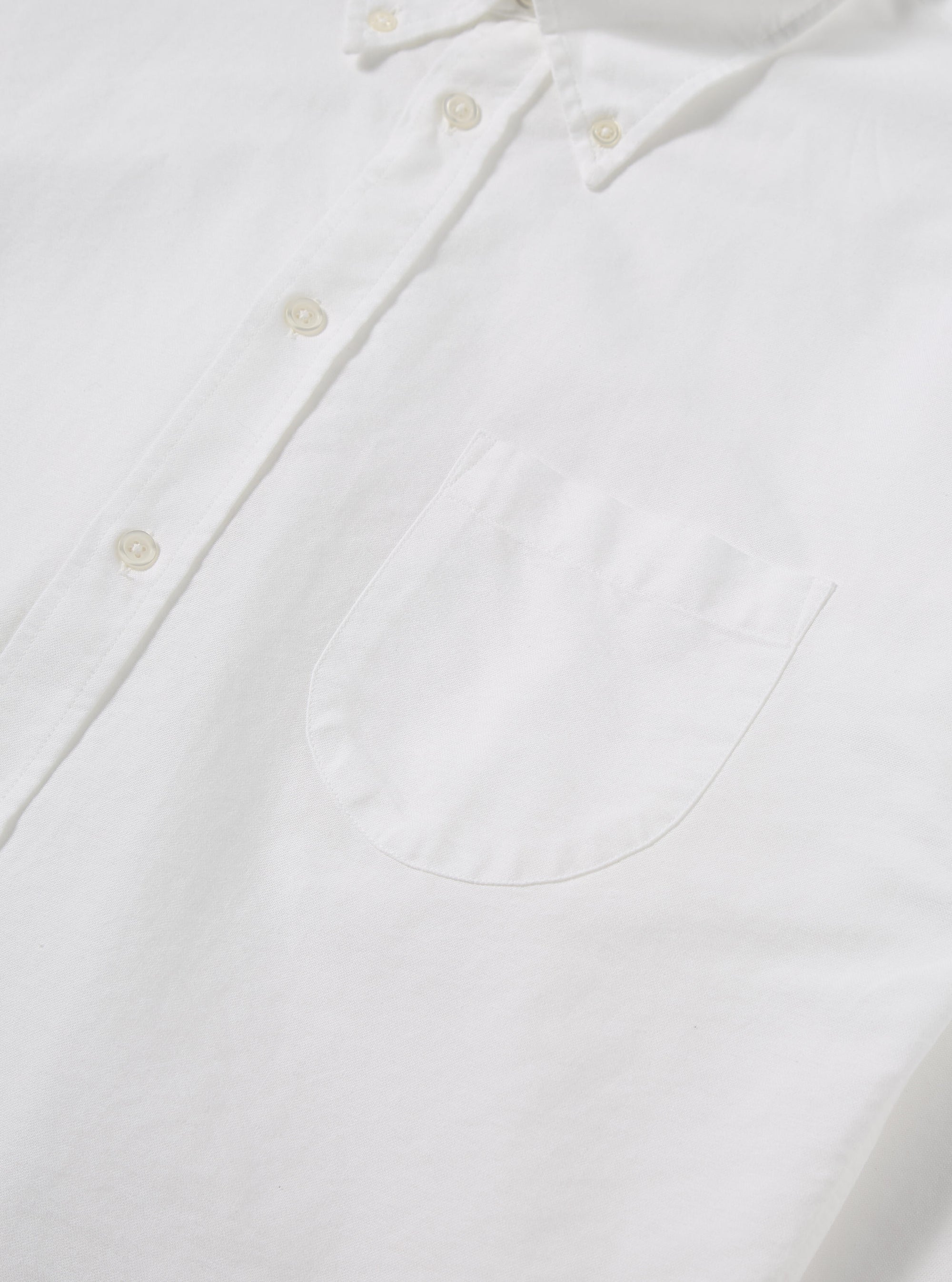 Universal Works Daybrook Shirt in White Oxford