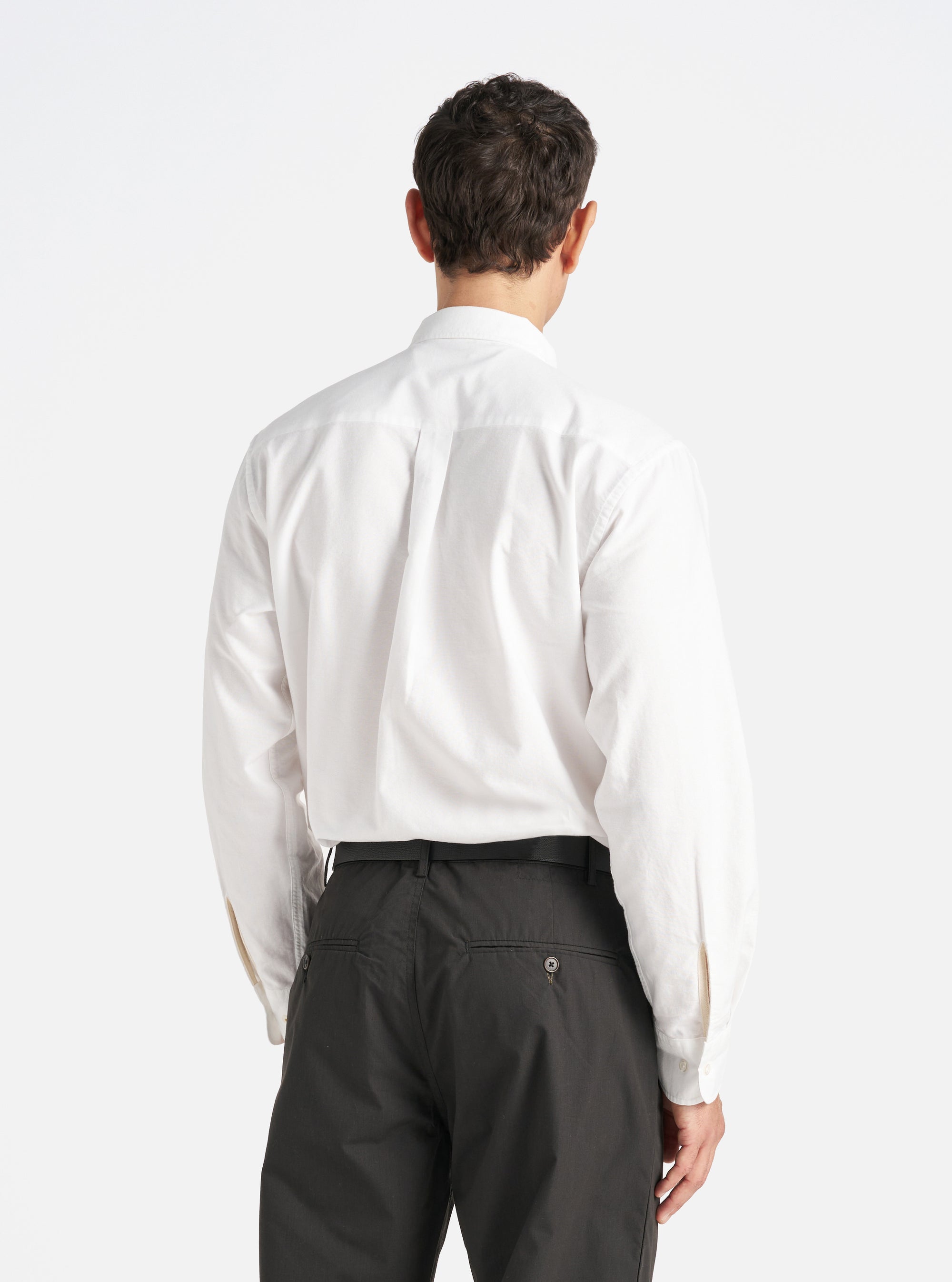 Universal Works Daybrook Shirt in White Oxford