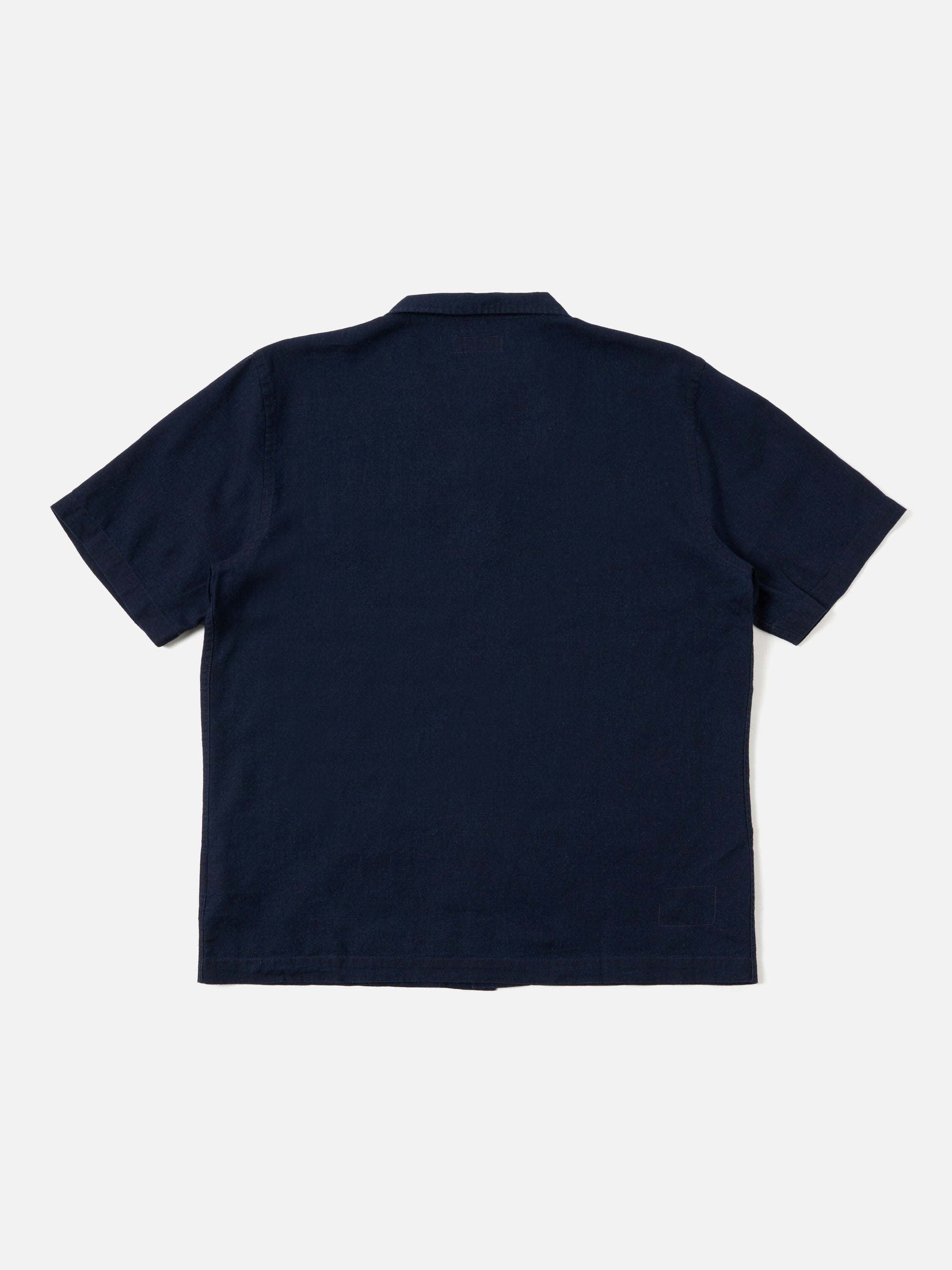 Universal Works Road Shirt in Indigo Ori Linen Mix