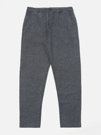 Universal Works Military Chino in Denim Lord Cotton Linen