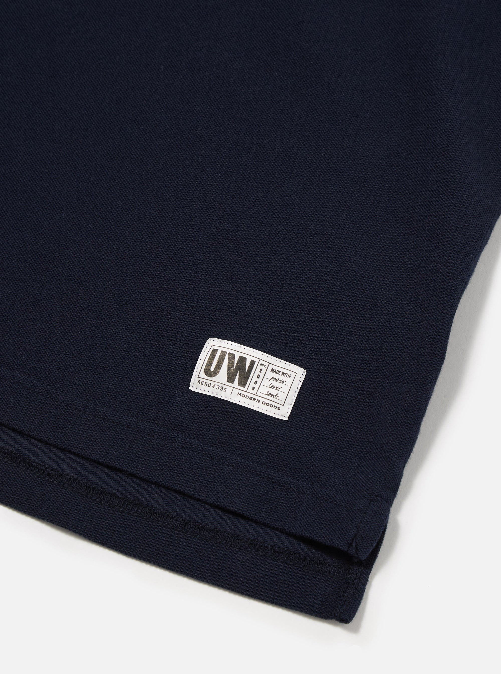 Universal Works Vacation Polo in Bright Navy Piquet