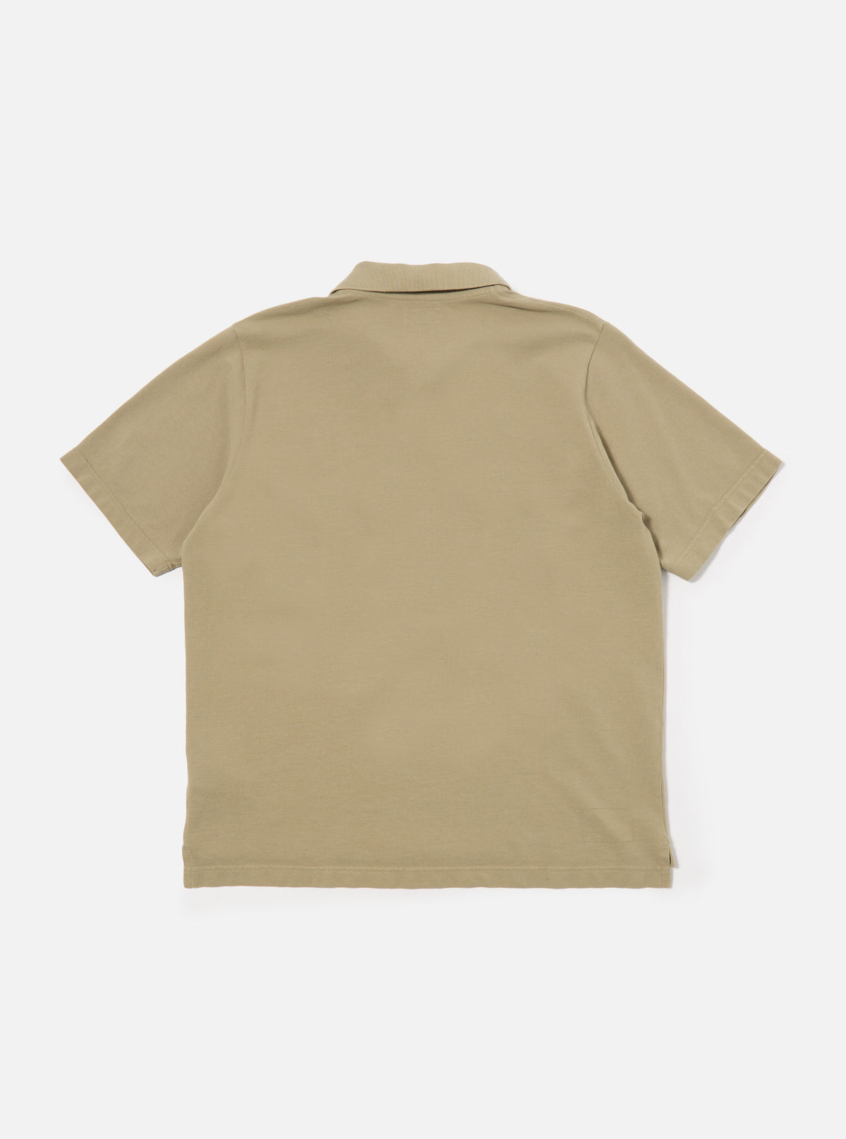 Universal Works Vacation Polo in Pale Olive Piquet