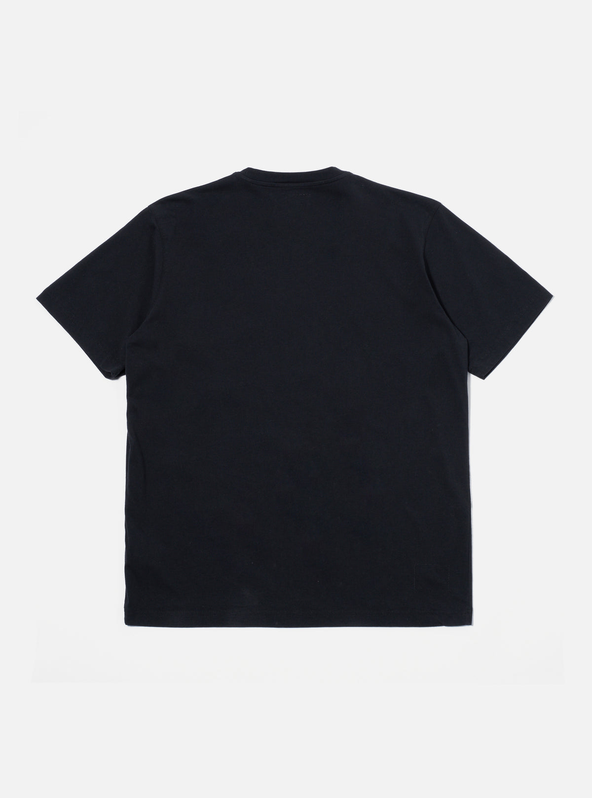 Universal Works Print Pocket Tee in Black Organic Jersey