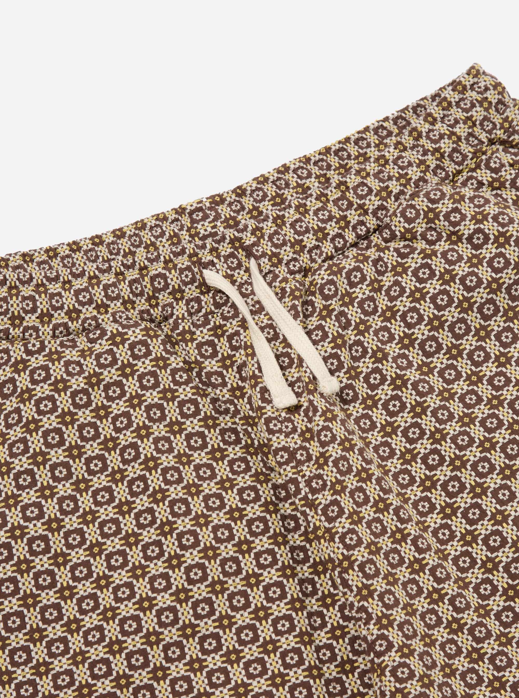 Universal Works Simple Short in Brown Tile 1 Cotton