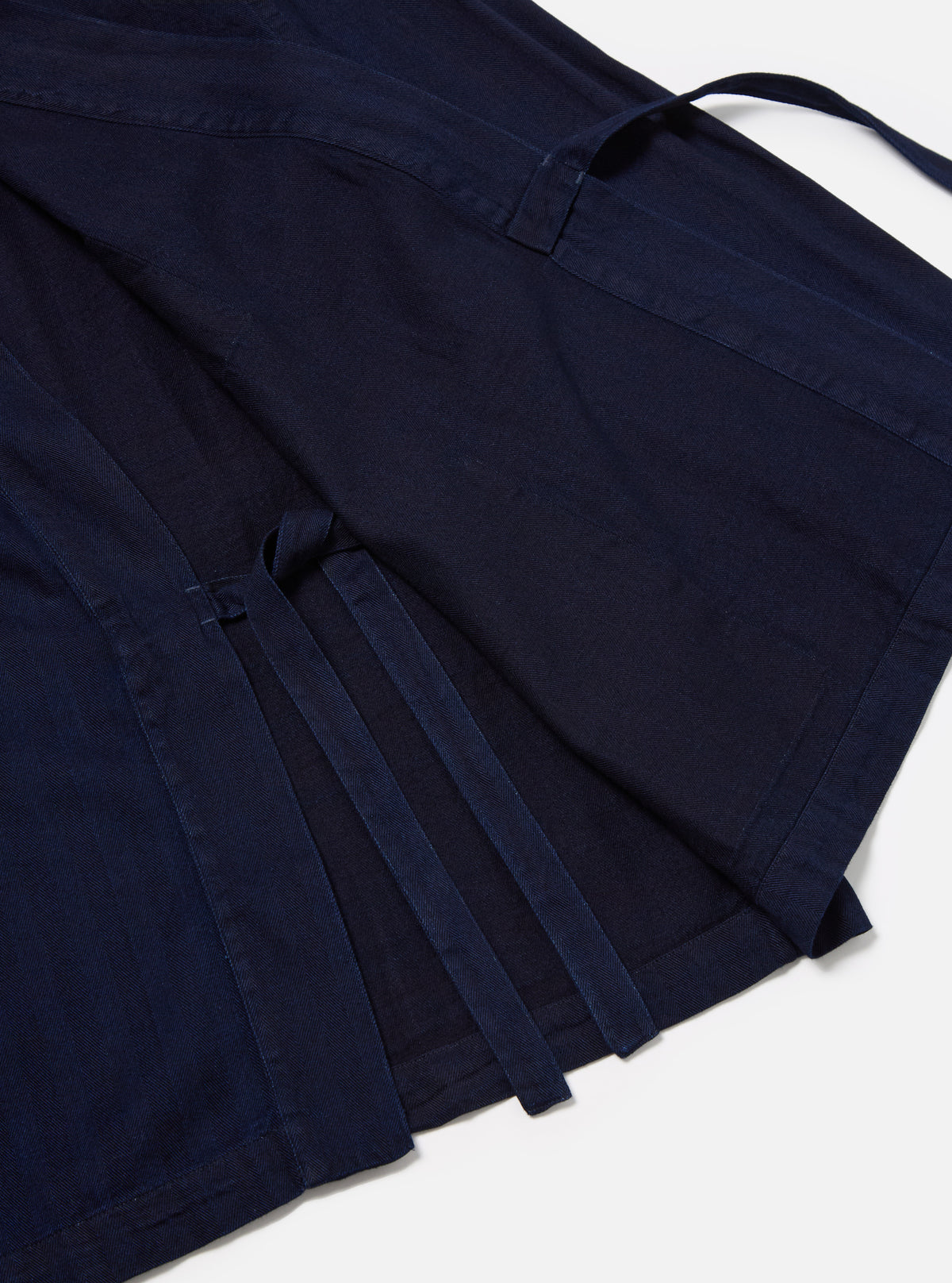 Universal Works Kyoto Work Jacket in Indigo Herringbone Denim