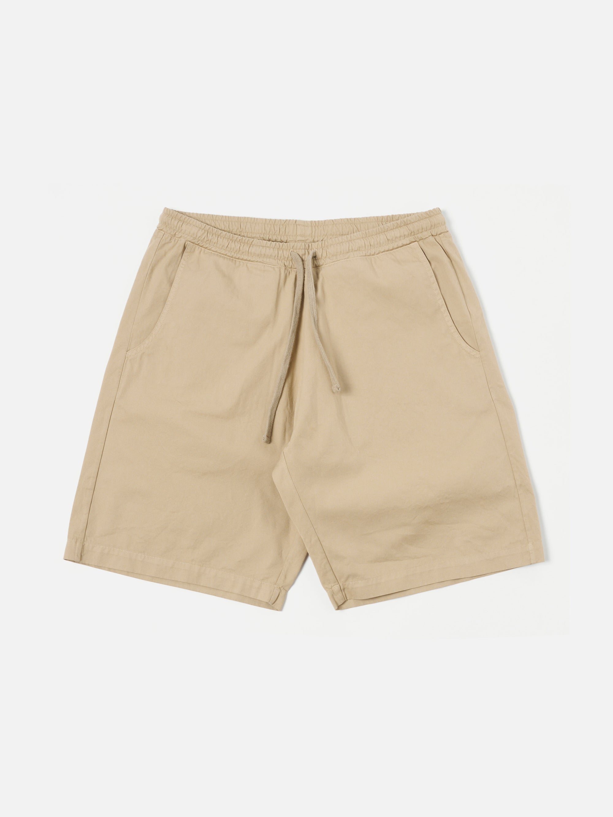 Universal Works Simple Short in Sand Kelly Cotton