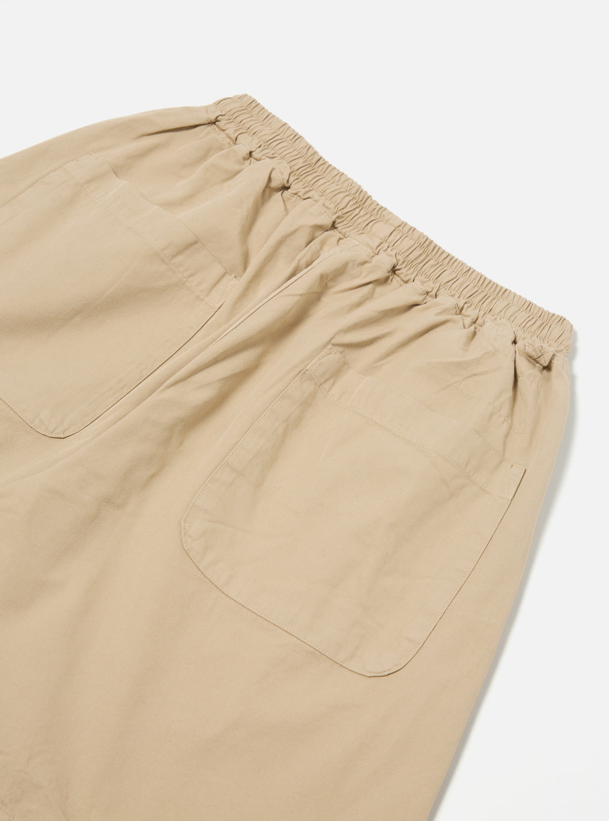 Universal Works Simple Short in Sand Kelly Cotton