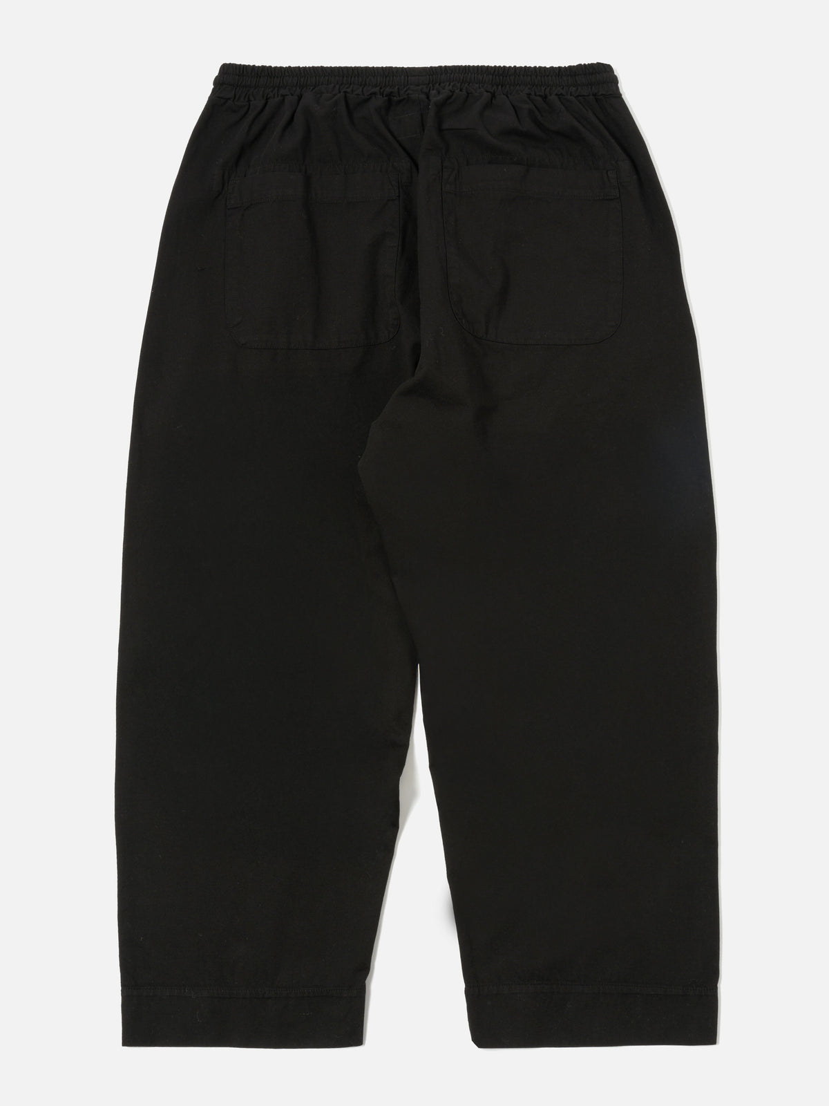 Universal Works Judo Pant in Black Kelly Cotton