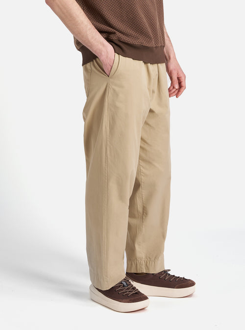 Universal Works Judo Pant in Sand Kelly Cotton