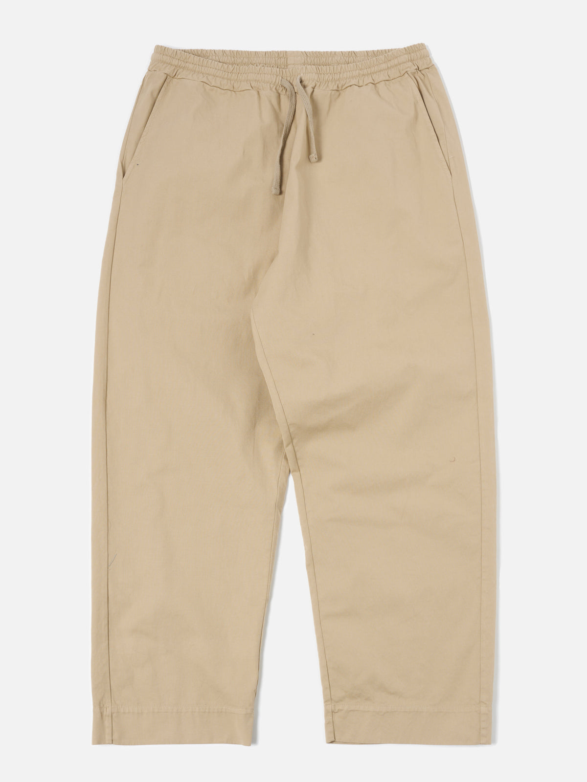 Universal Works Judo Pant in Sand Kelly Cotton