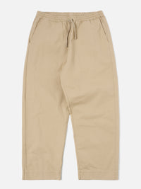 Universal Works Judo Pant in Sand Kelly Cotton