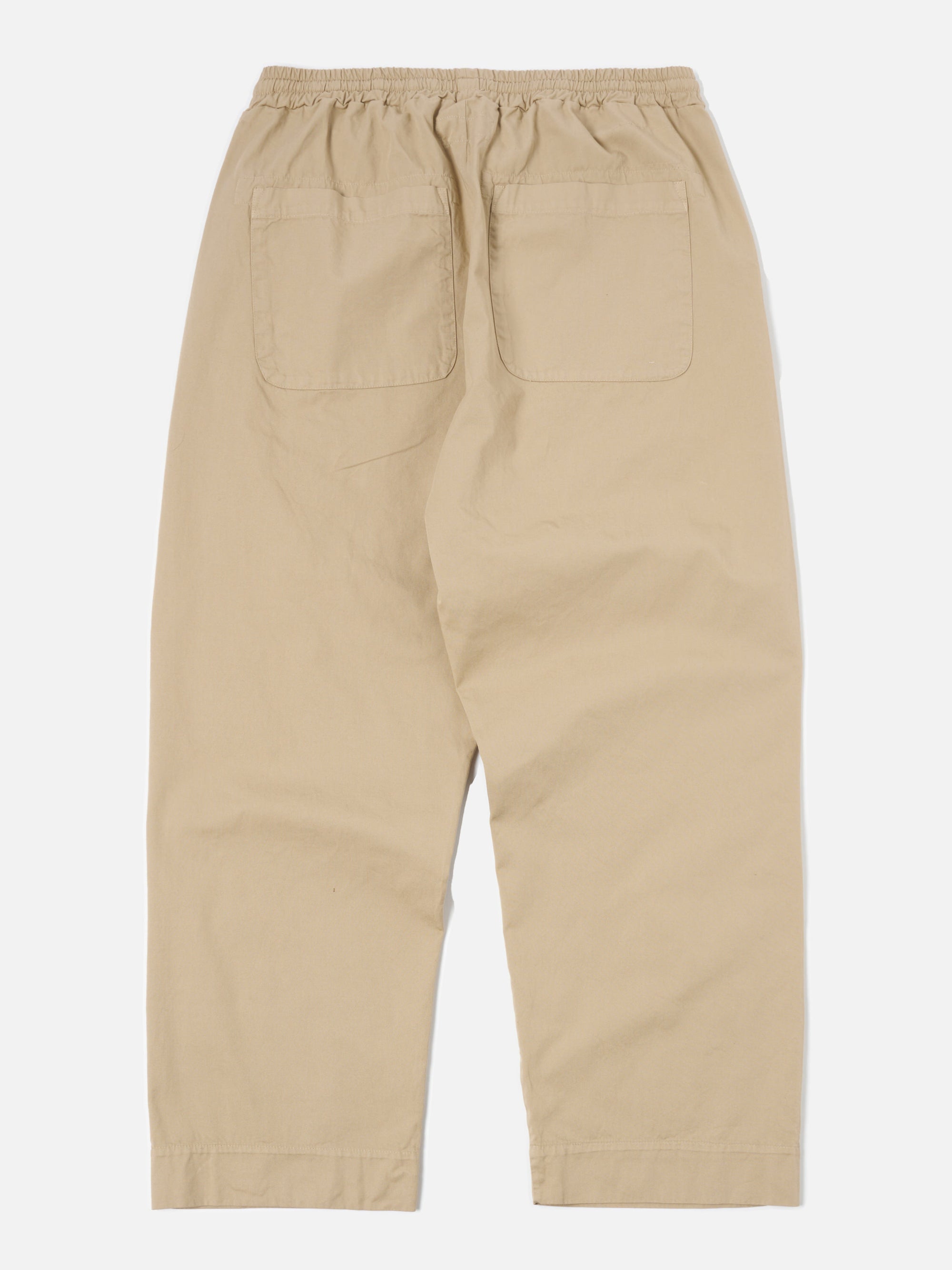 Universal Works Judo Pant in Sand Kelly Cotton