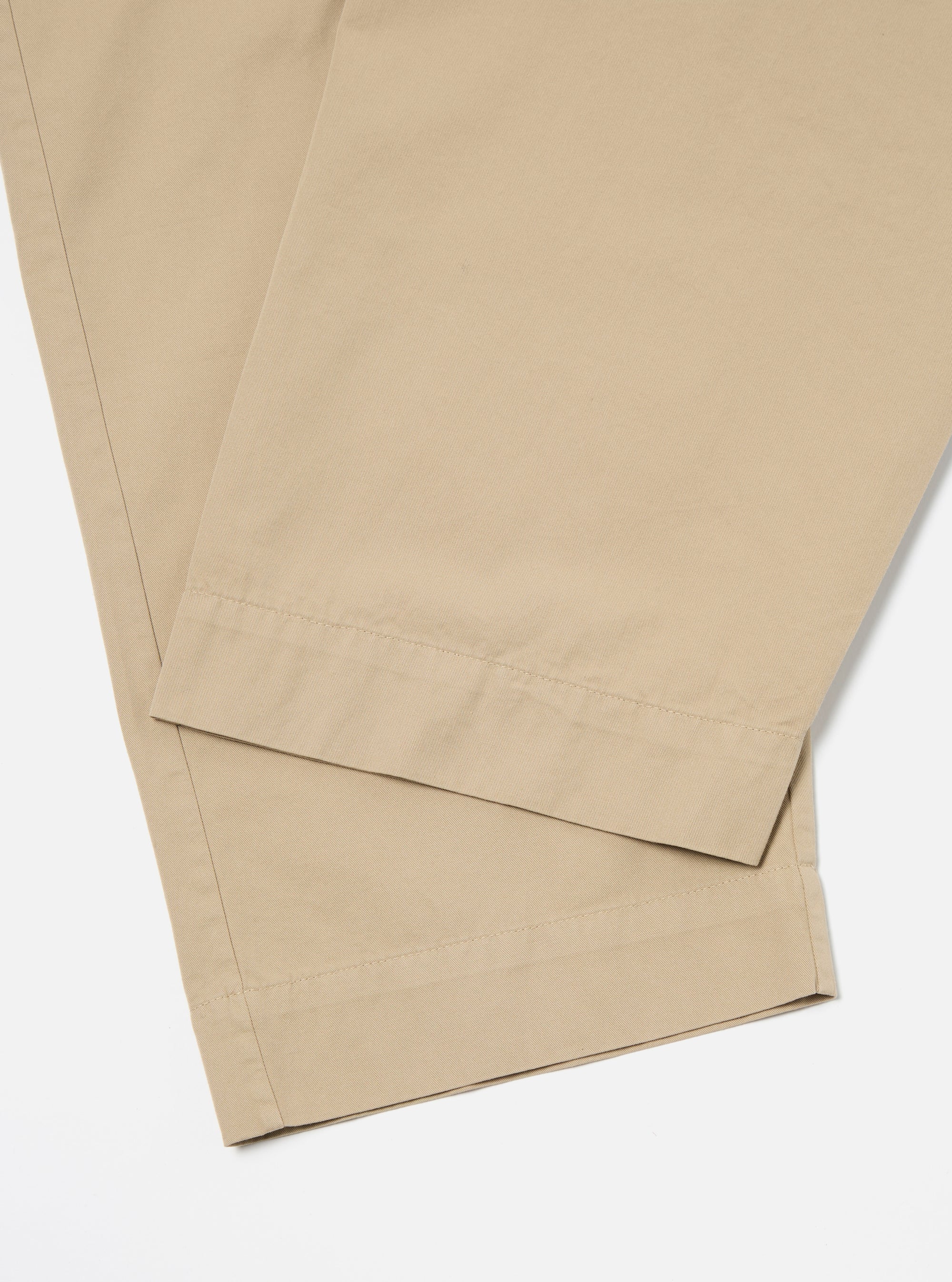 Universal Works Judo Pant in Sand Kelly Cotton