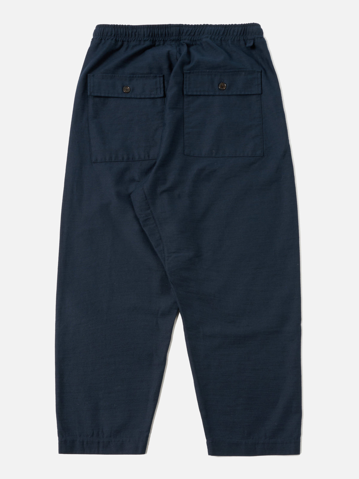 Universal Works Braga Pant in Navy Slub Sateen