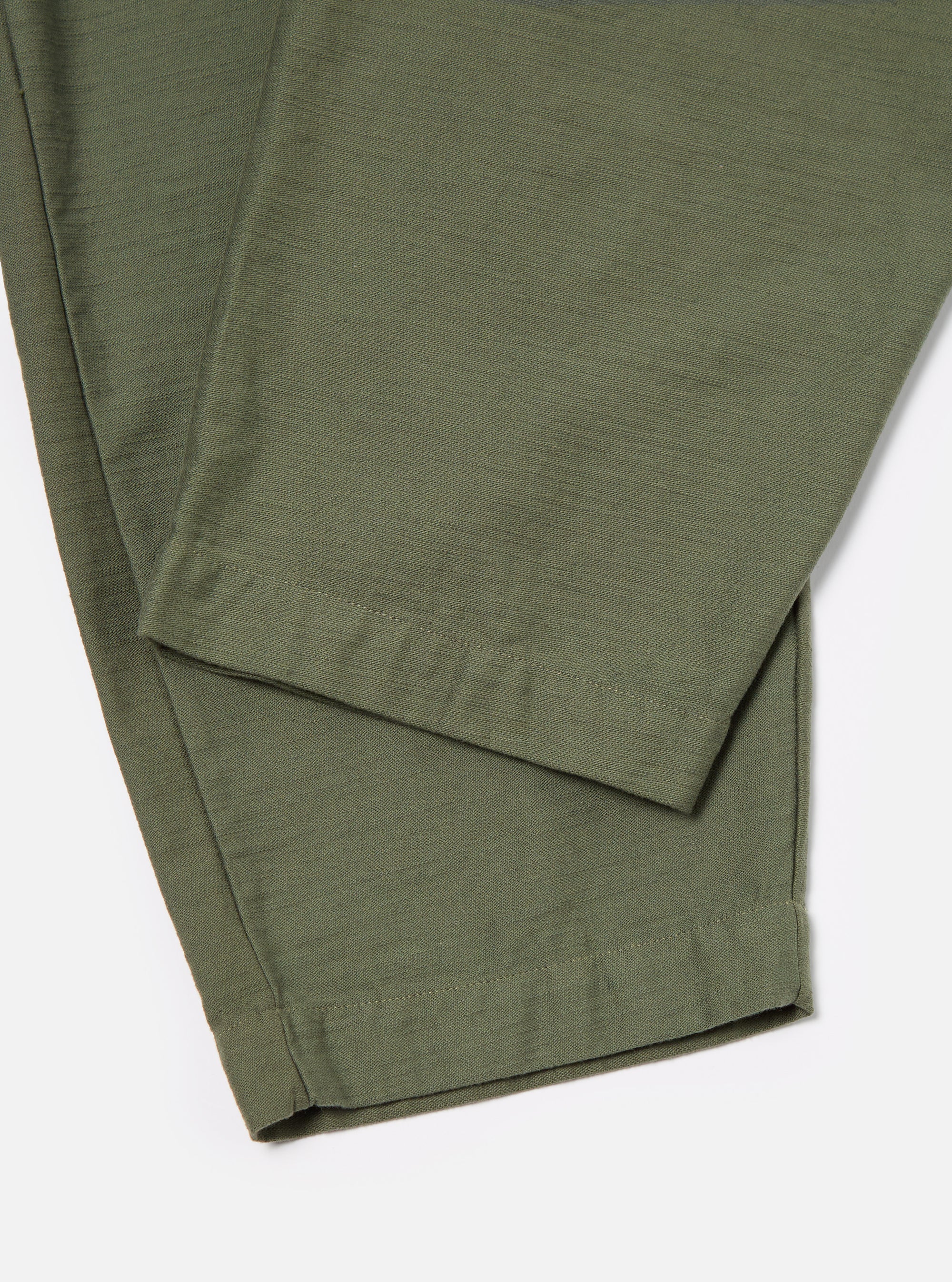 Universal Works Braga Pant in Olive Slub Sateen