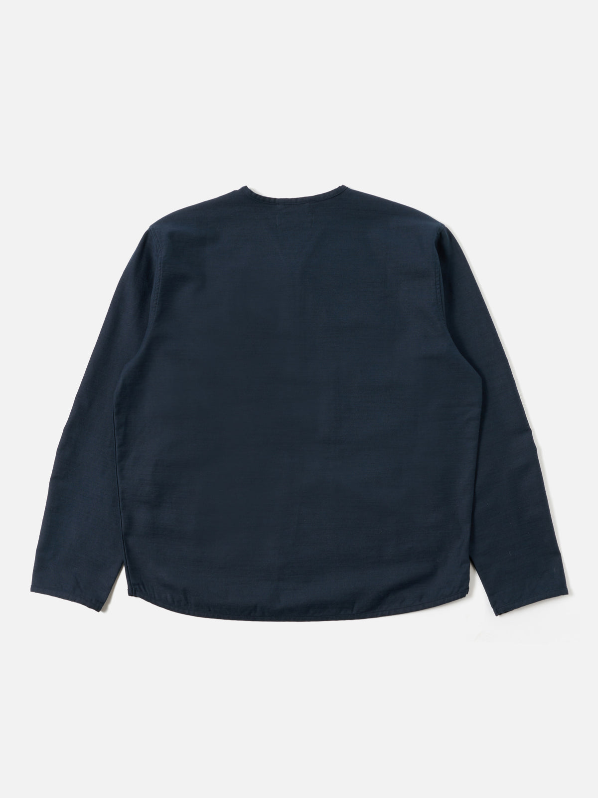 Universal Works Zip Liner Jacket in Navy Slub Sateen