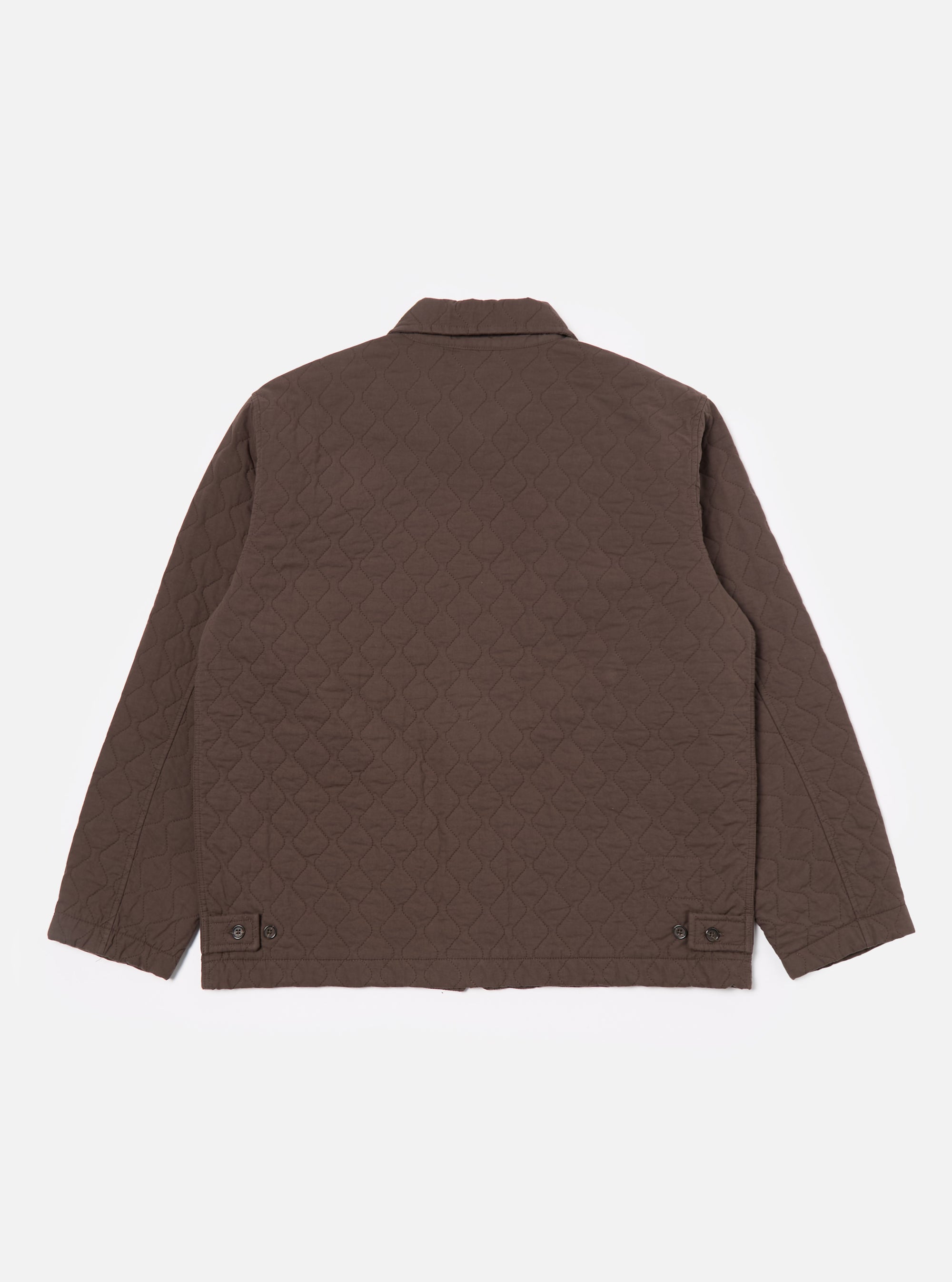 Universal Works Gower Jacket in Brown Quilt Cotton