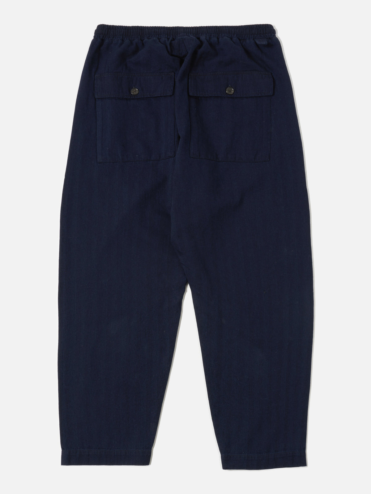 Universal Works Braga Pant in Indigo Herringbone Denim