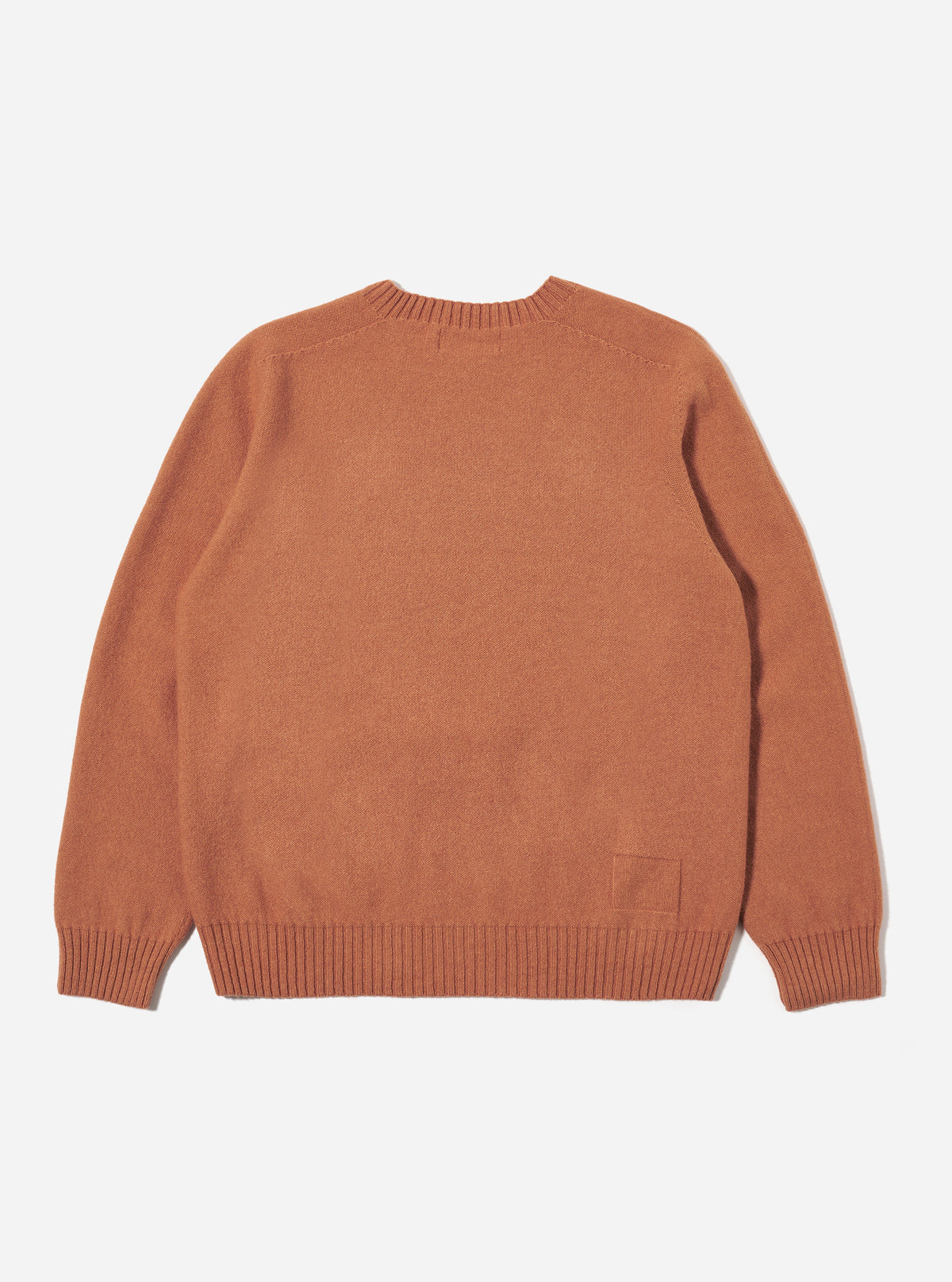 Universal Works Seamless Crew in Orange Coast Knit